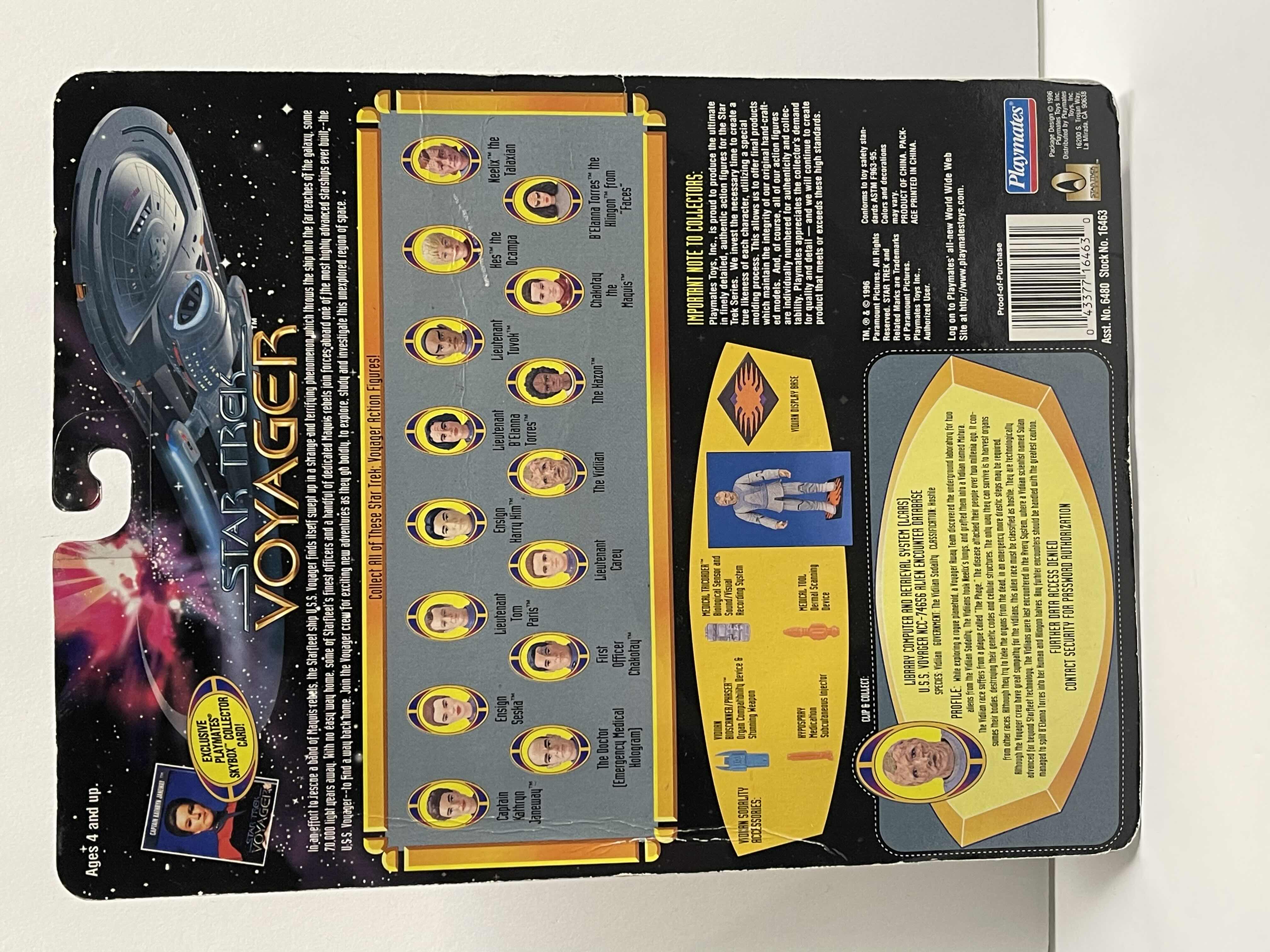 Photo 1 of NIB STAR TREK VOYAGER “THE VIDIIAN” ACTION FIGURE- RETAIL PRICE $1300