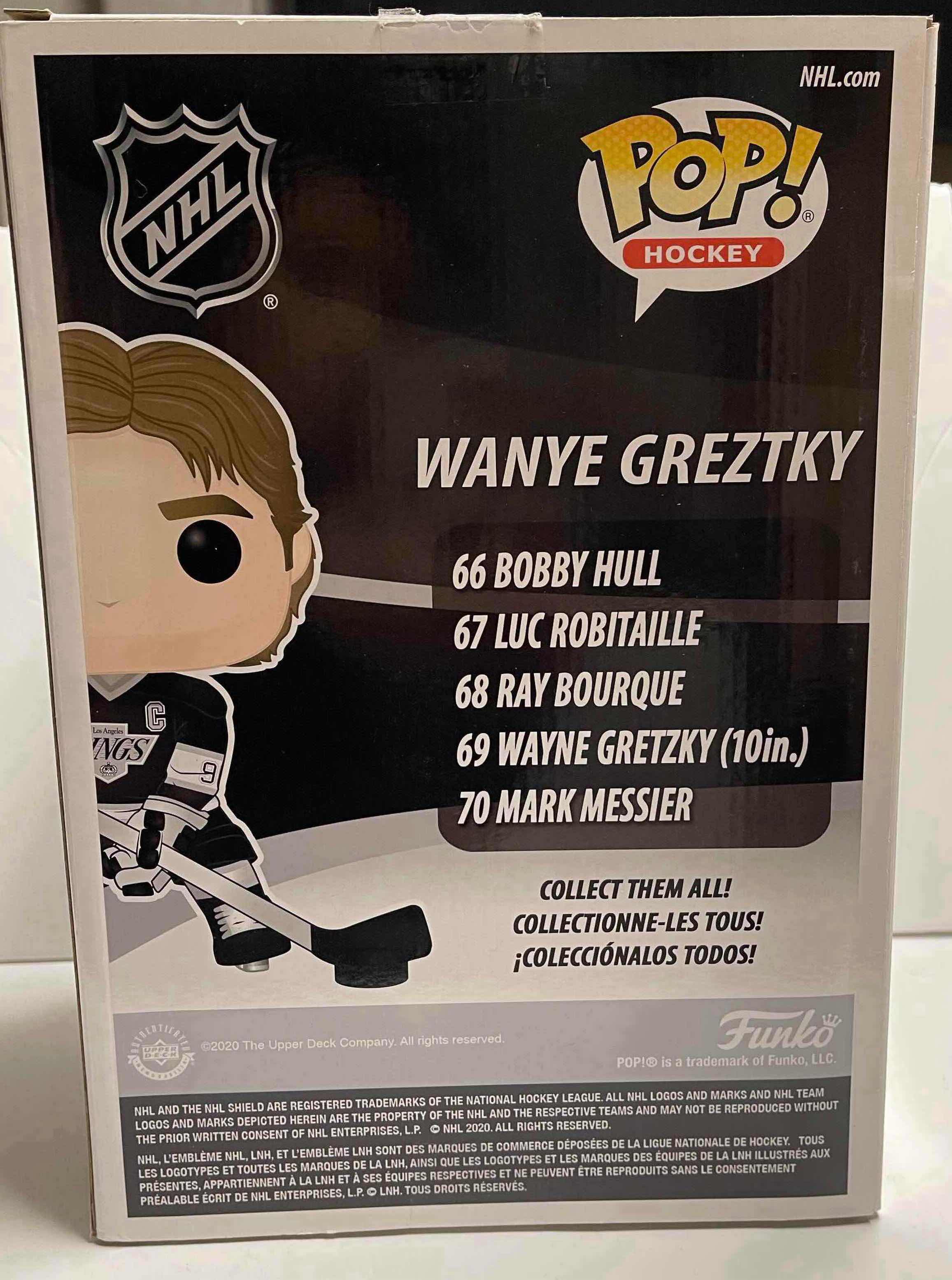 Photo 1 of NIB FUNKO JUMBO POP HOCKEY SERIES “WAYNE GRETZKY” - TOTAL RETAIL PRICE $37.00