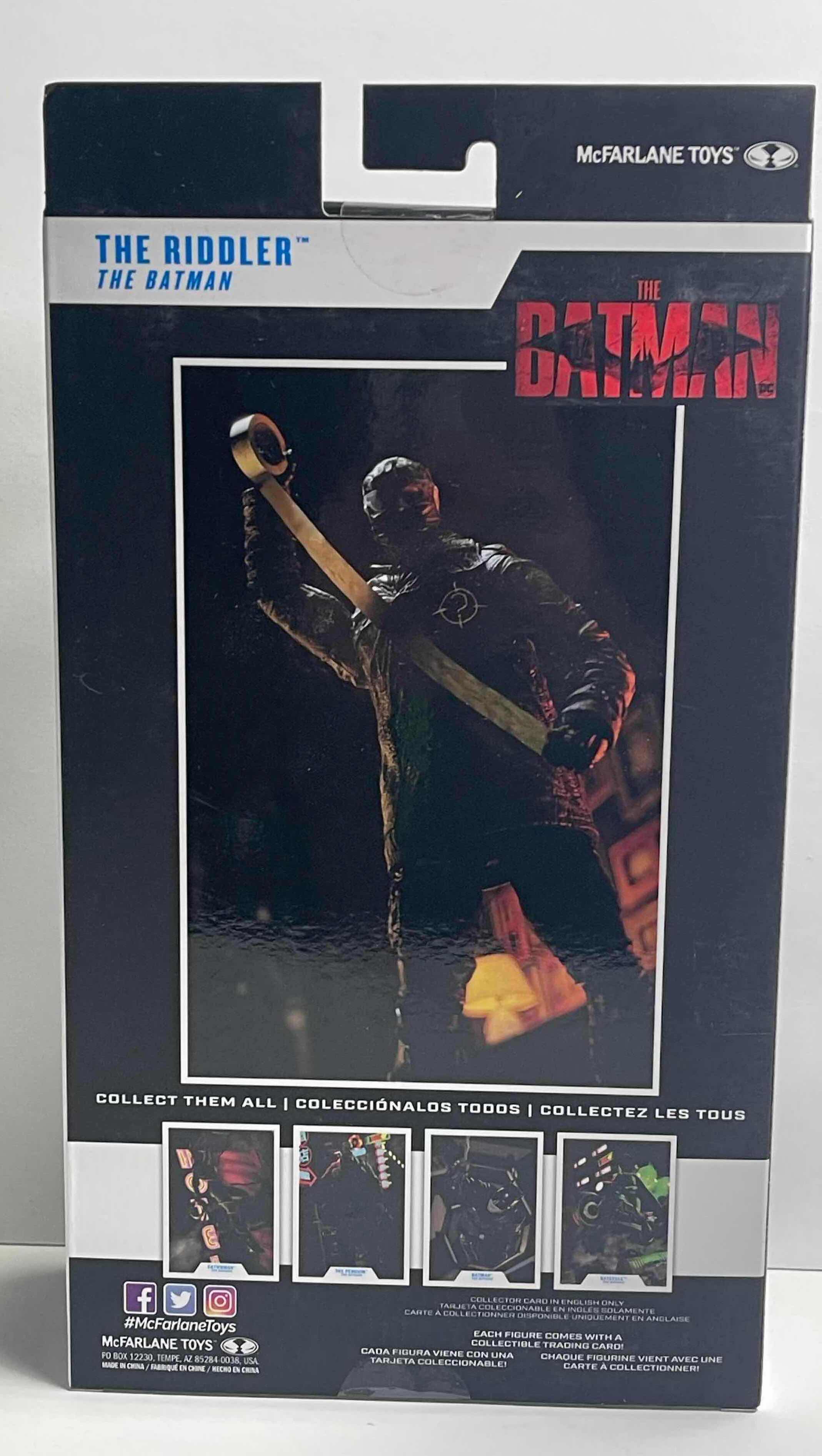 Photo 1 of NIB DC MULTIVERSE THE BATMAN “THE RIDDLER” MCFARLANE TOYS ACTION FIGURE- RETAIL PRICE $ 25.00