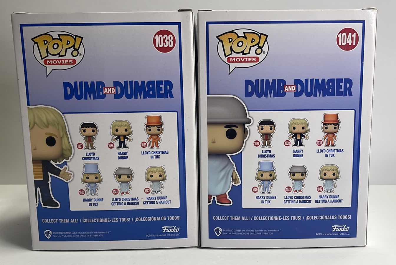 Photo 1 of NIB FUNKO POP MOVIES SERIES DUMB & DUMMER “HARRY DUNE & LLOYD CHRISTMAS - TOTAL RETAIL PRICE $31.00