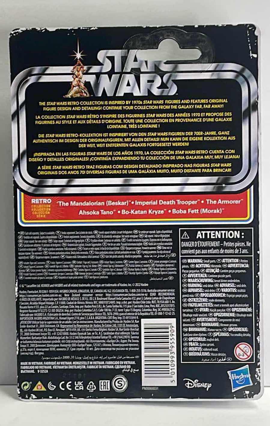 Photo 1 of NIB STAR WARS THE RETRO COLLECTION “AHSOKA TANO” ACTION FIGURE – RETAIL PRICE $16.00