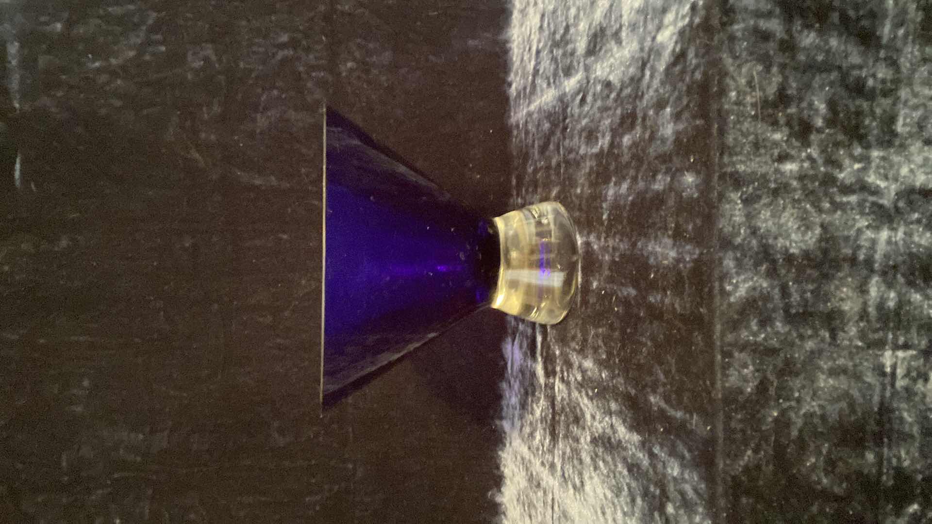 Photo 1 of COBALT  BLUE DECORATIVE GLASS