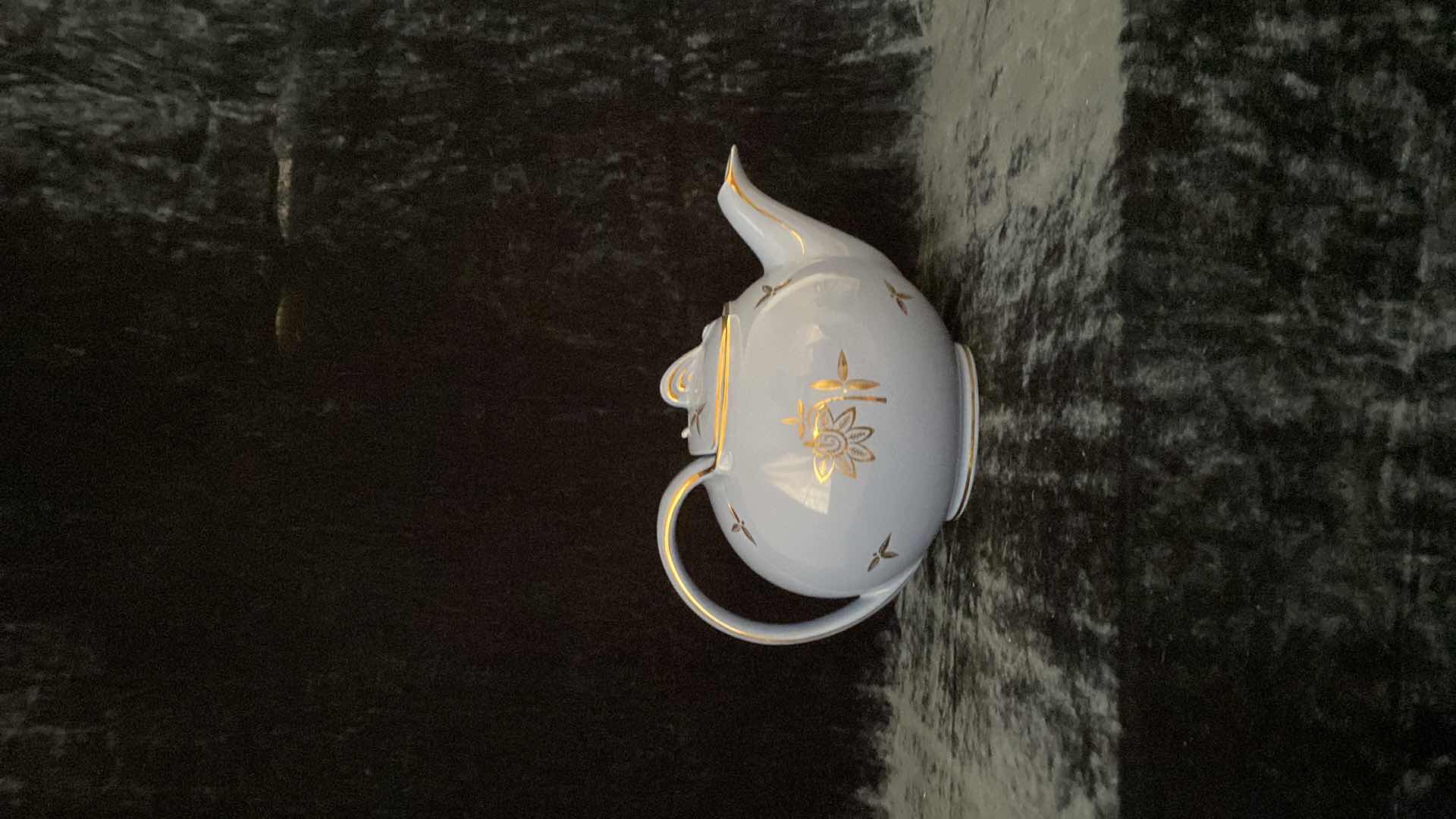 Photo 1 of CADET BLUE PERIWINKLE HALL CHINA TEAPOT