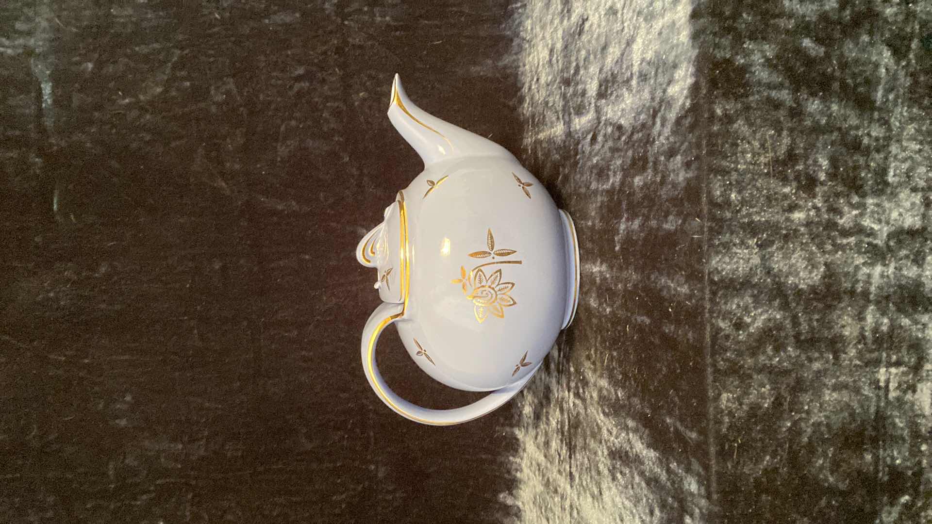 Photo 1 of CADET BLUE PERIWINKLE HALL CHINA TEAPOT