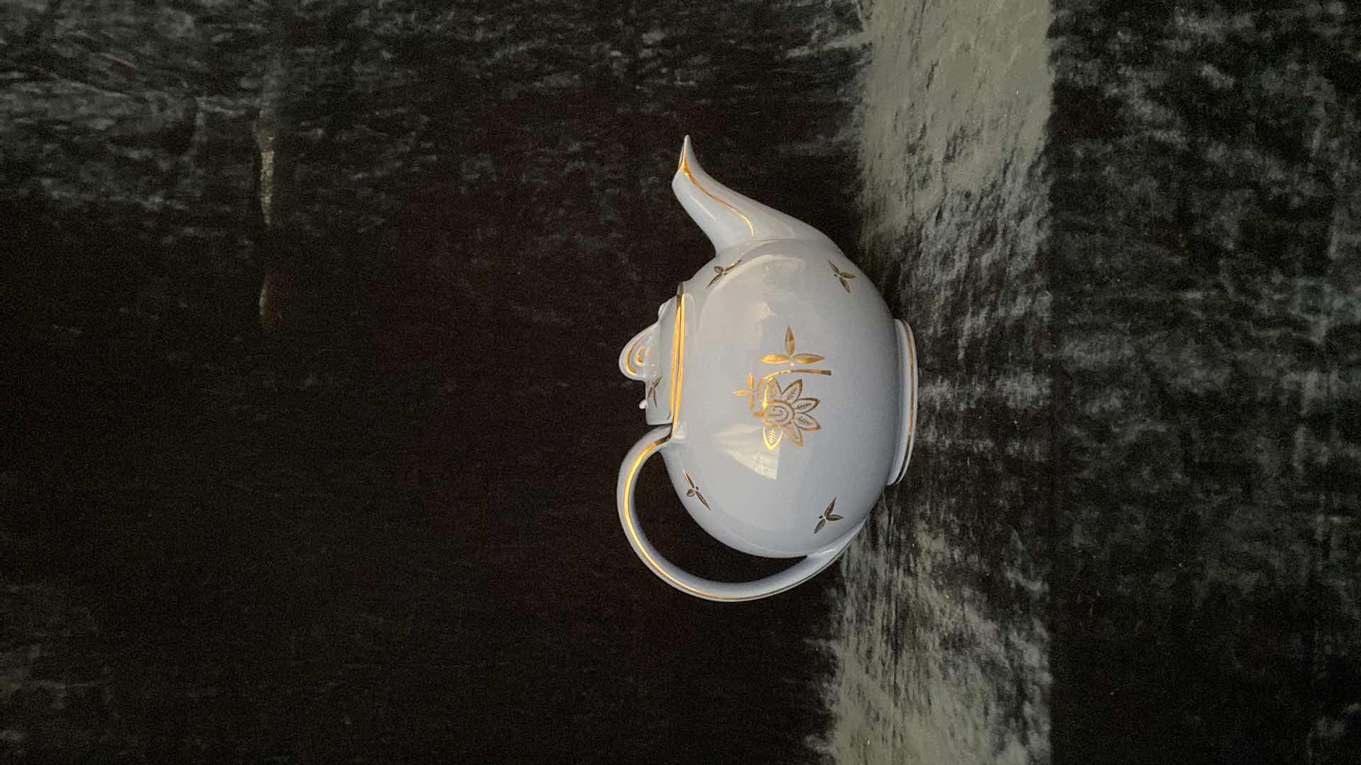 Photo 1 of CADET BLUE PERIWINKLE HALL CHINA TEAPOT