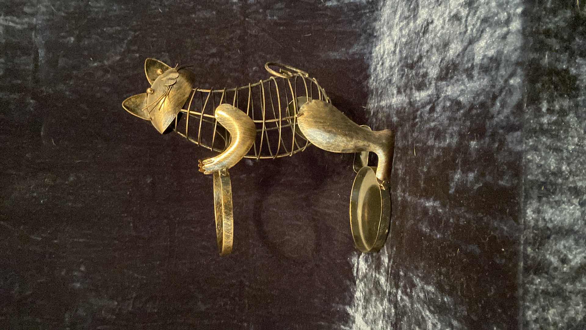 Photo 1 of CAT WINE BOTTLE AND CORK HOLDER