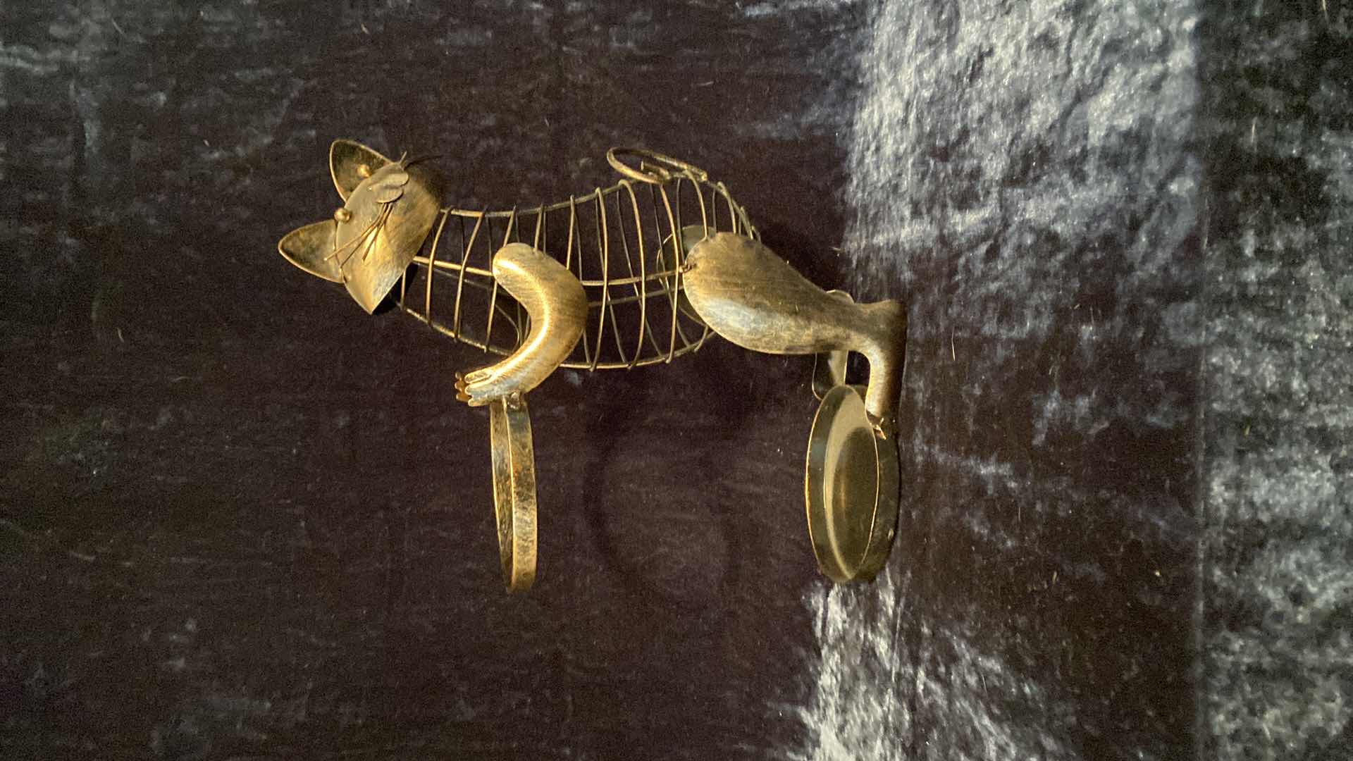 Photo 1 of CAT WINE BOTTLE AND CORK HOLDER