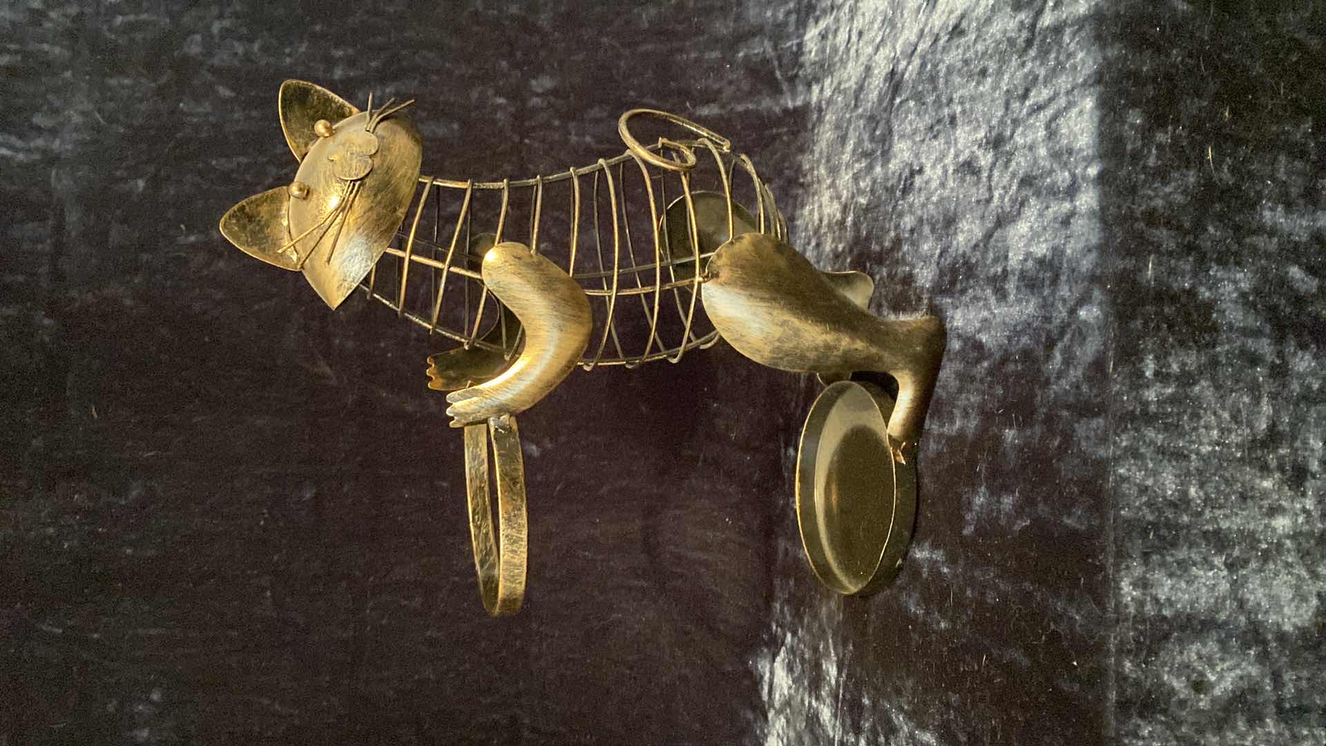 Photo 1 of CAT WINE BOTTLE AND CORK HOLDER