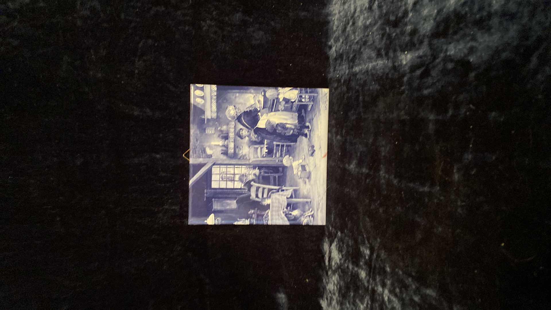 Photo 1 of BLUE AND WHITE DELFT TILE BY JC VAN HUNNIK DUTCH ARTIST