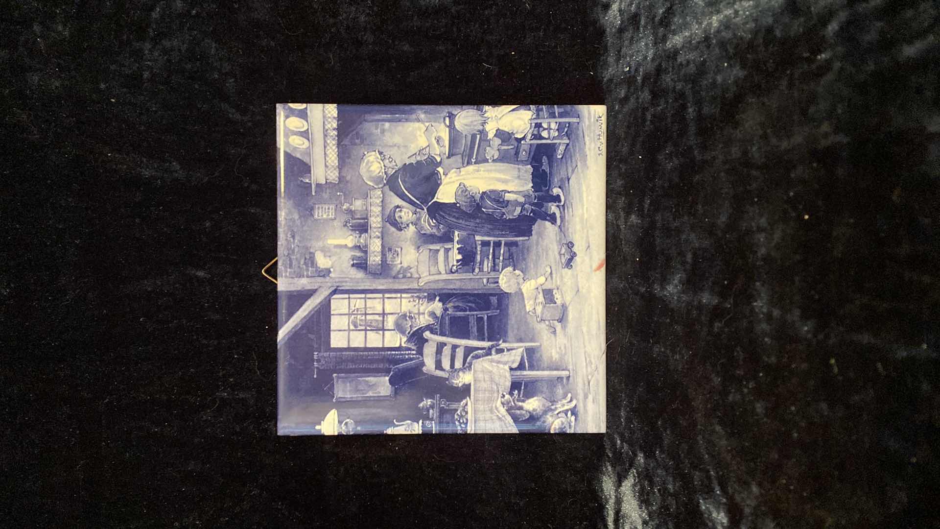 Photo 1 of BLUE AND WHITE DELFT TILE BY JC VAN HUNNIK DUTCH ARTIST