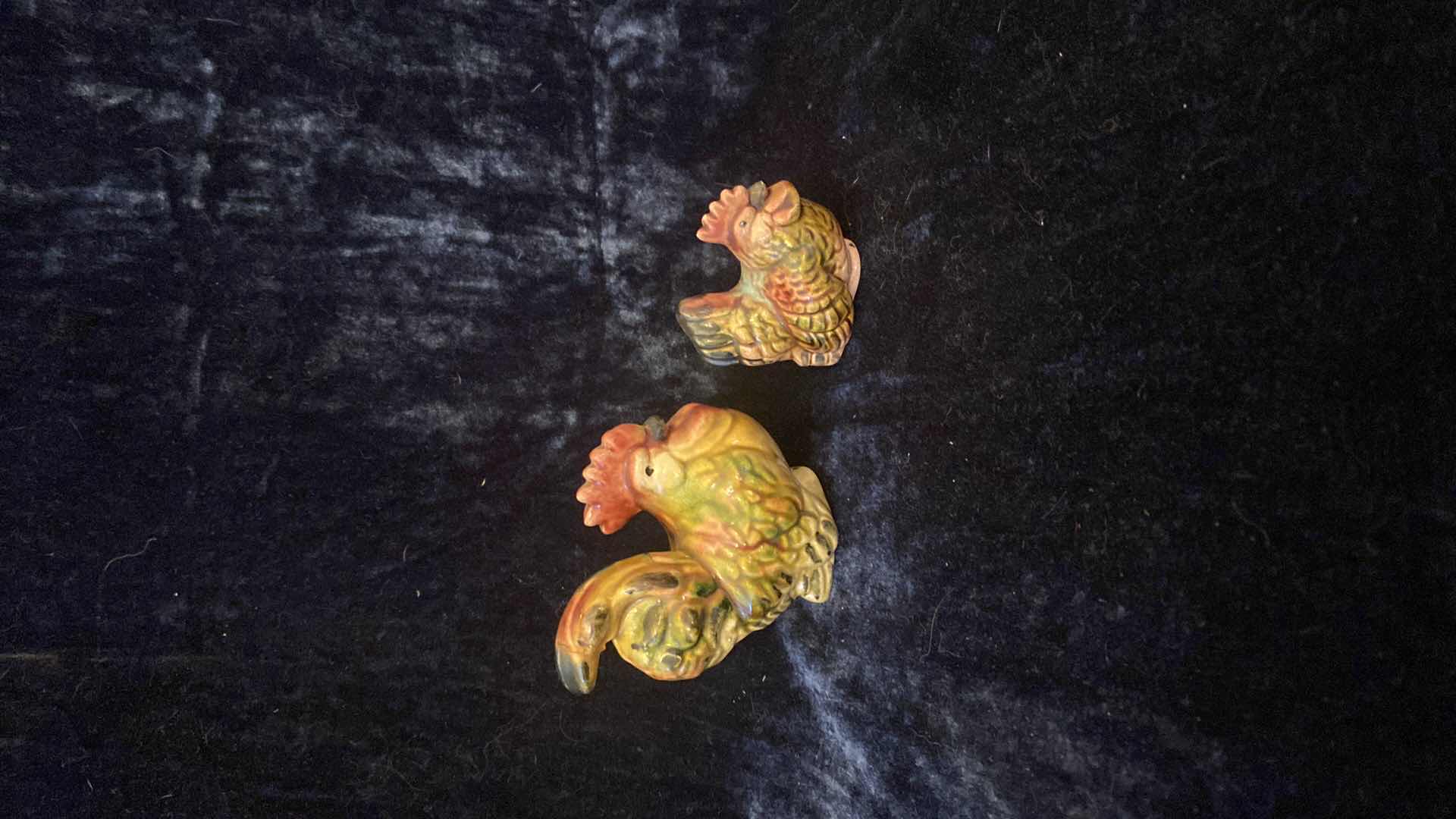 Photo 1 of CERAMIC ROOSTER AND HEN