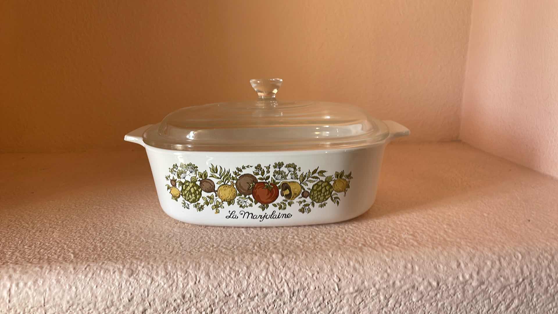 Photo 1 of CORNING WARE BAKING DISH SPICE OF LIFE
 "LA MARJOLAINE"