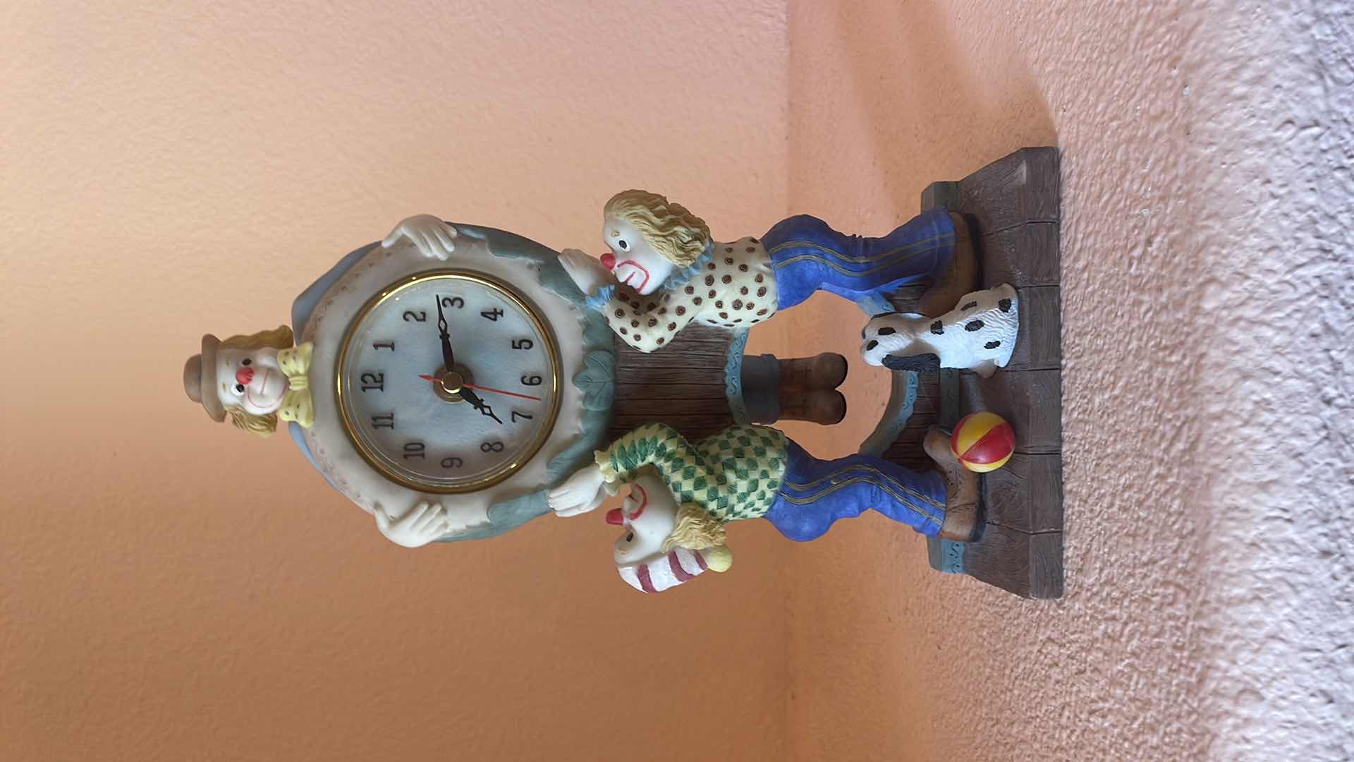 Photo 1 of CLOWN MANTEL SHELF CLOCK
