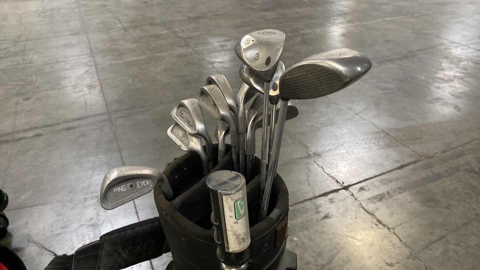 Photo 1 of PING EYE 2 GOLF CLUBS WITH BAG AND UMBRELLA