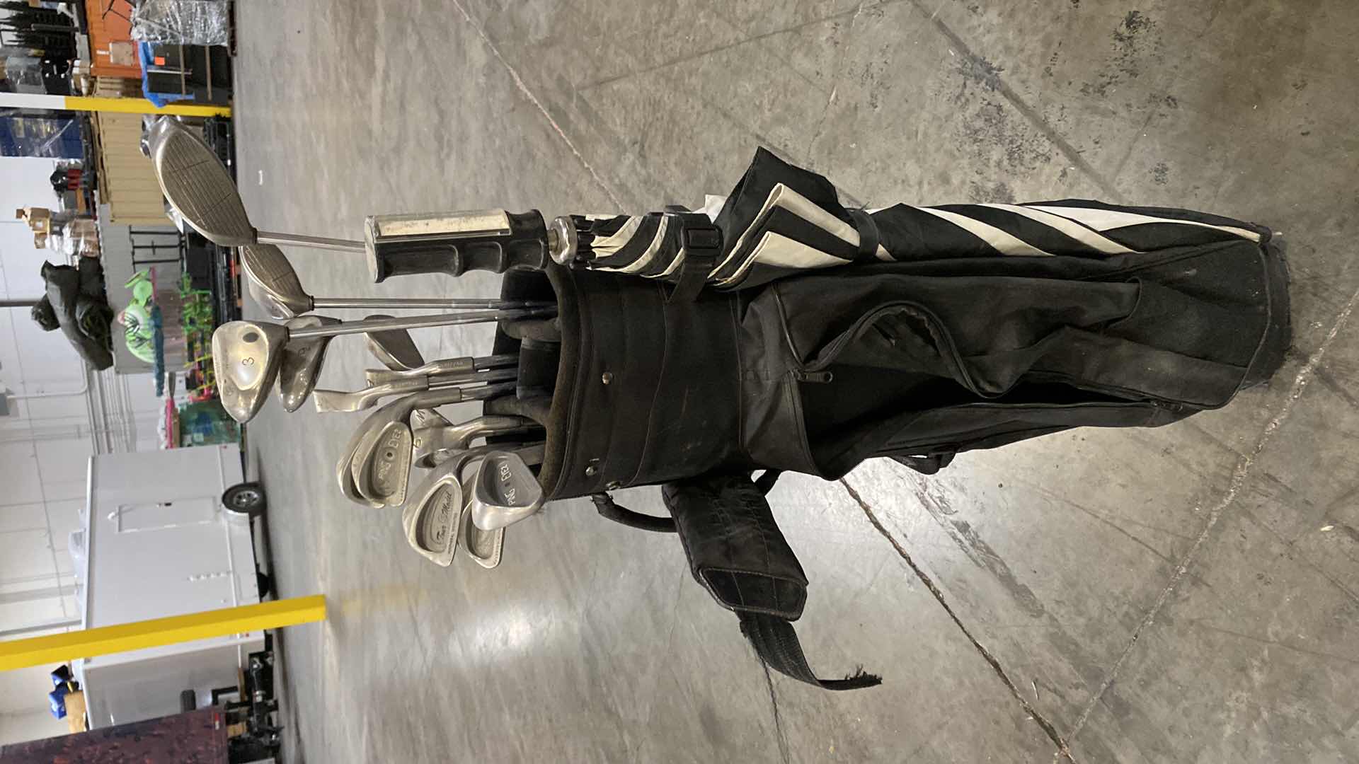 Photo 1 of PING EYE 2 GOLF CLUBS WITH BAG AND UMBRELLA