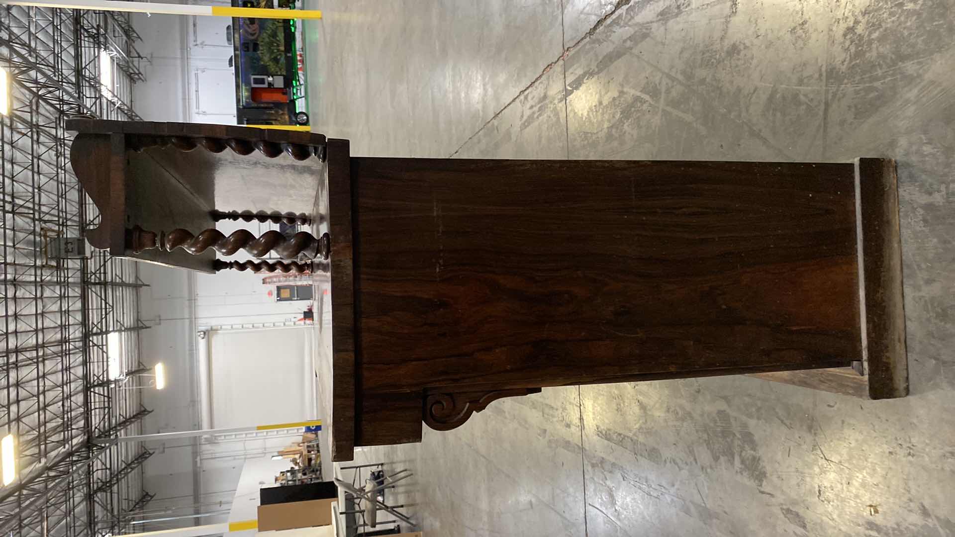 Photo 1 of ANTIQUE 2 DOOR SIDEBOARD WITH 2 SHELFS 44” X 19” H53”