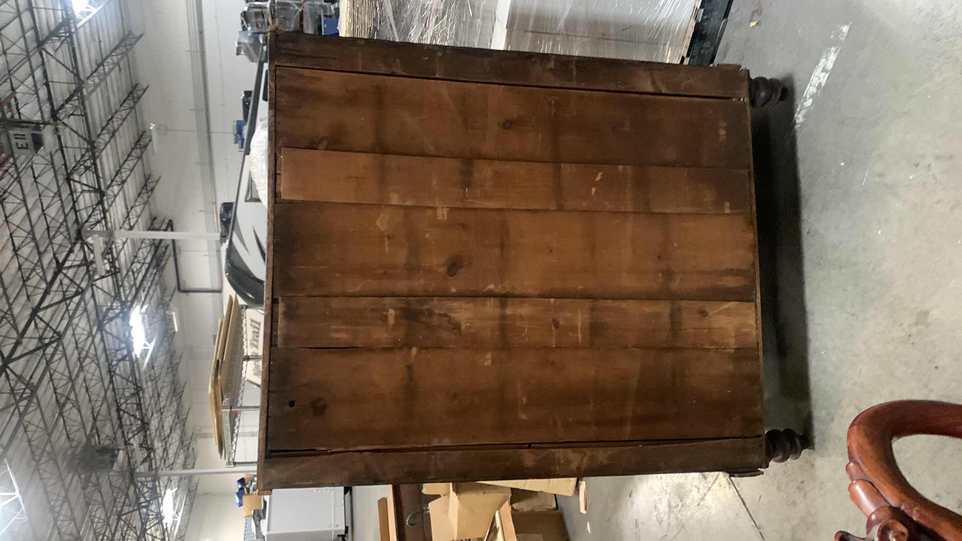 Photo 1 of VINTAGE ORNATE WALNUT CHEST 49” x 23” x H64”