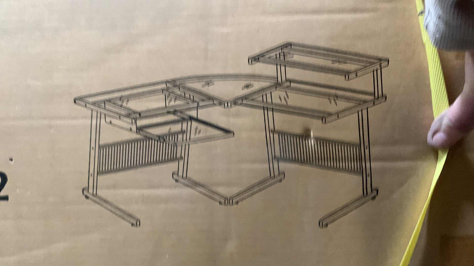 Photo 1 of NEW COASTER CORNER DESK IN BOX W GLASS TOPS