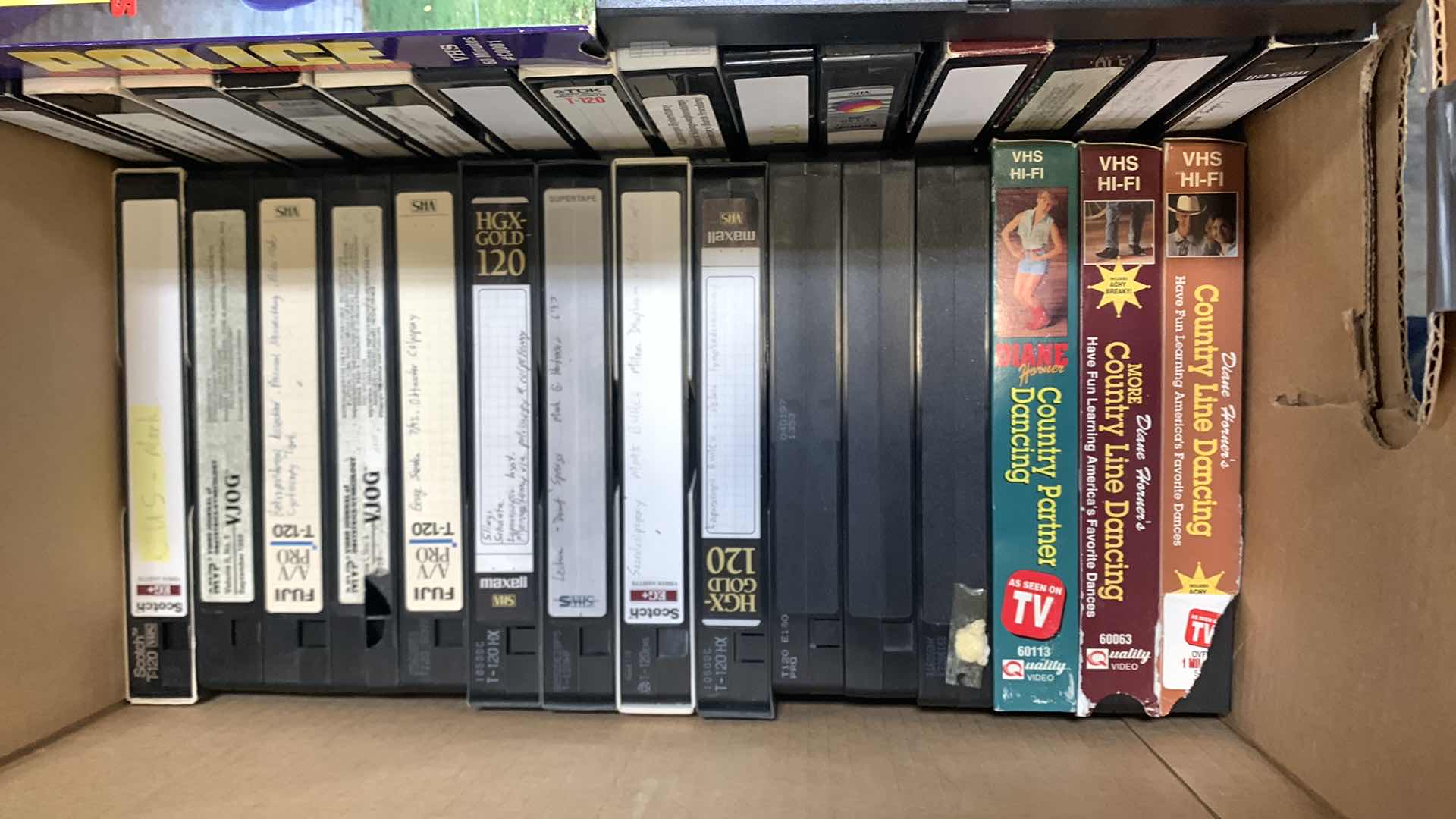 Photo 1 of BOX VHS TAPES