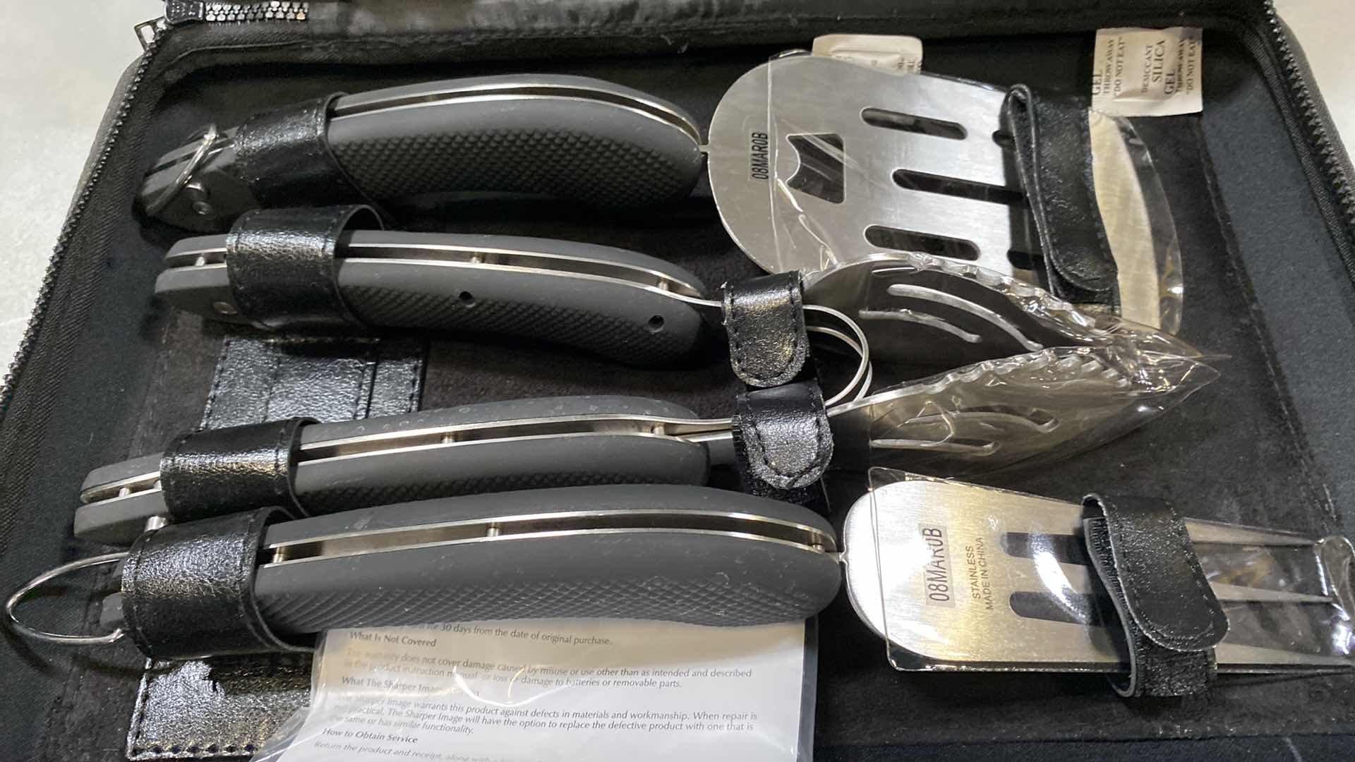 Photo 1 of SHARPER IMAGE BBQ SET