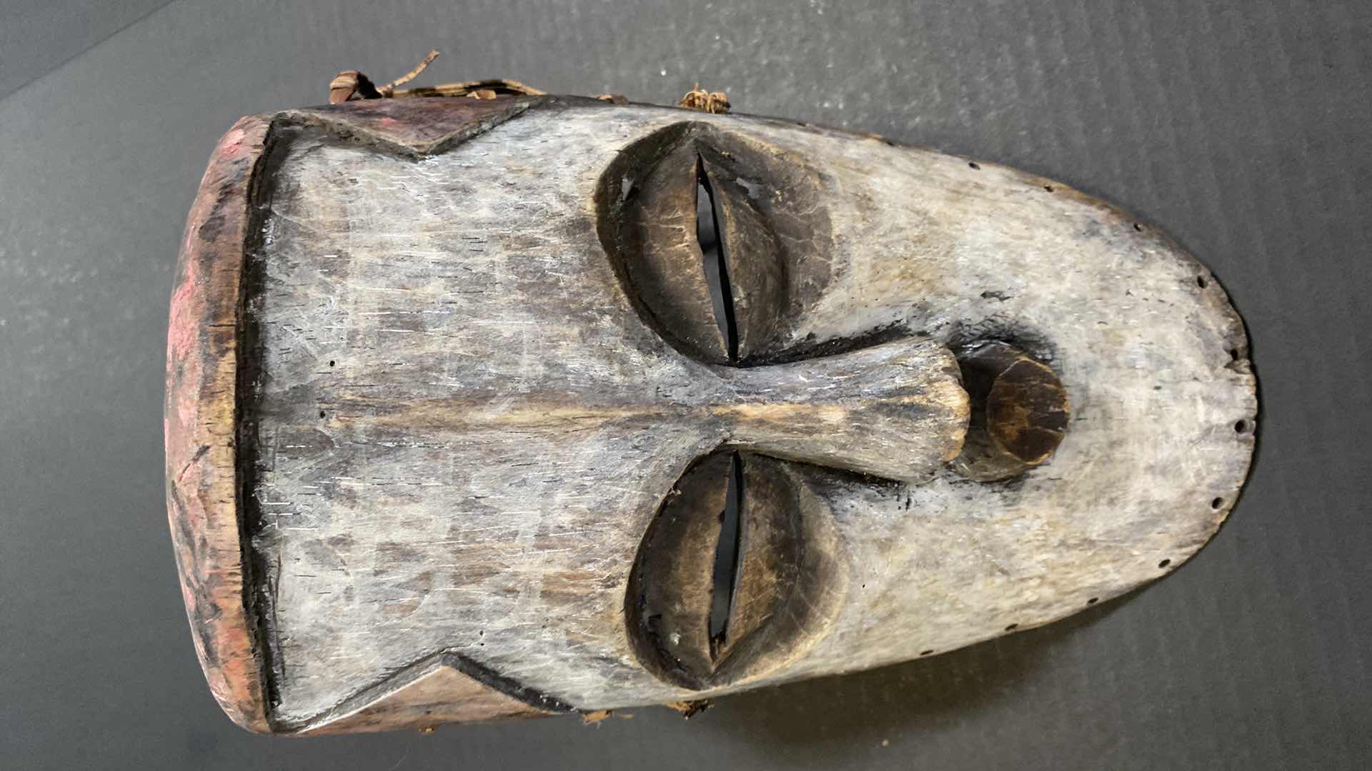 Photo 1 of BENO-BIOMBO TRIBAL CONGO MASK H11”