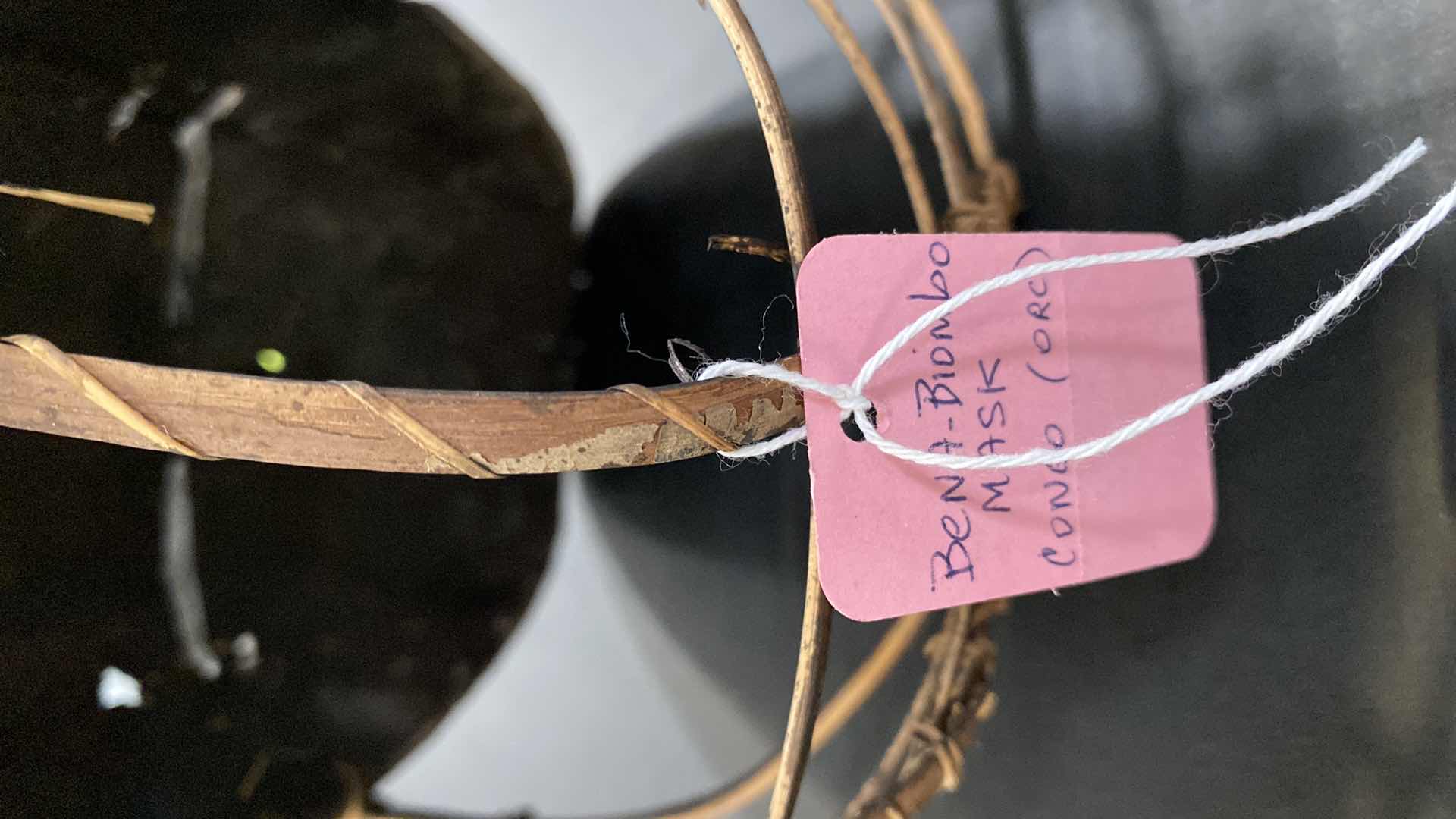 Photo 1 of BENO-BIOMBO TRIBAL CONGO MASK H11”