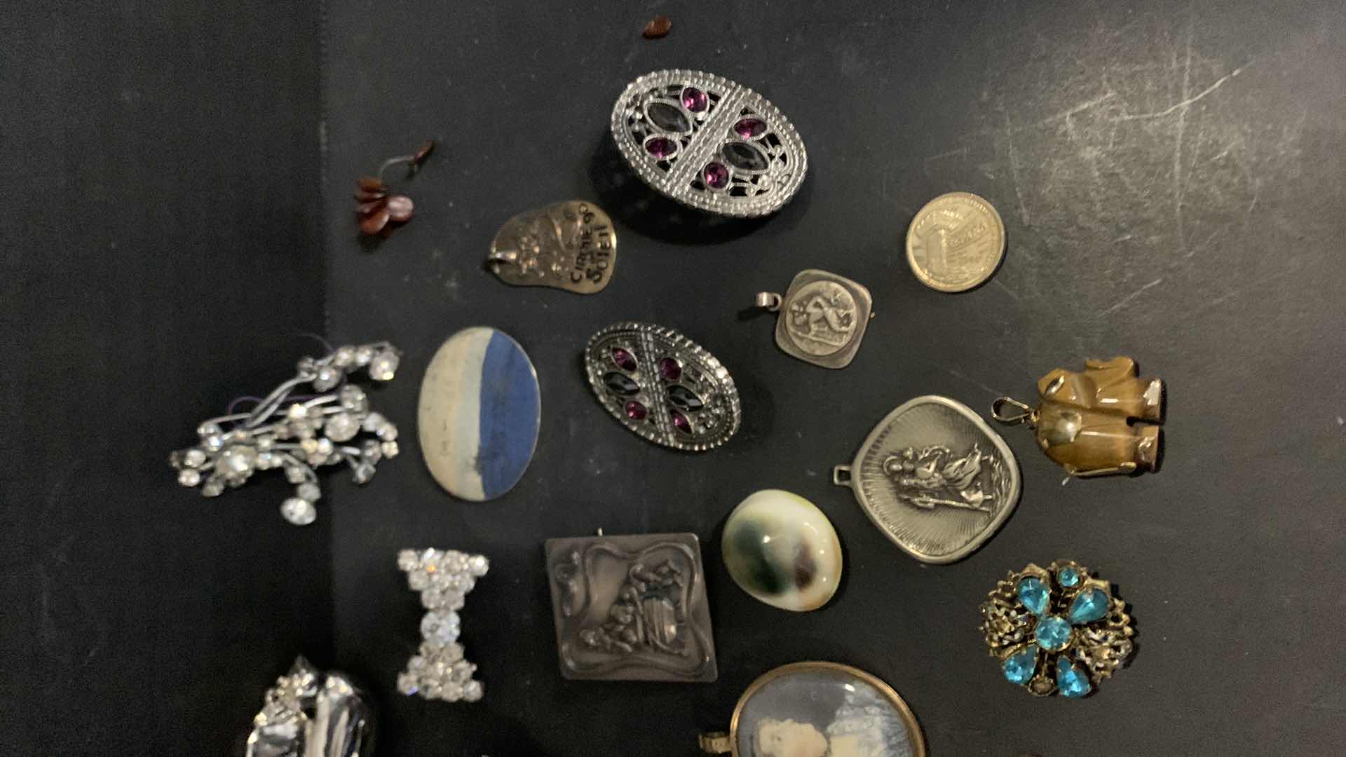 Photo 1 of JEWELRY PINS AND PENDANT ASSORTMENT