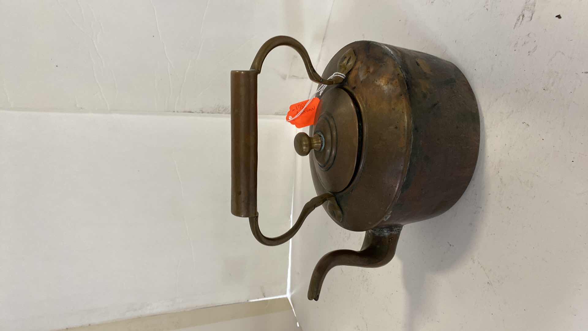 Photo 1 of ANTIQUE NAUTICAL COMPASS, RAILROAD GAS CAN AND TEA KETTLE