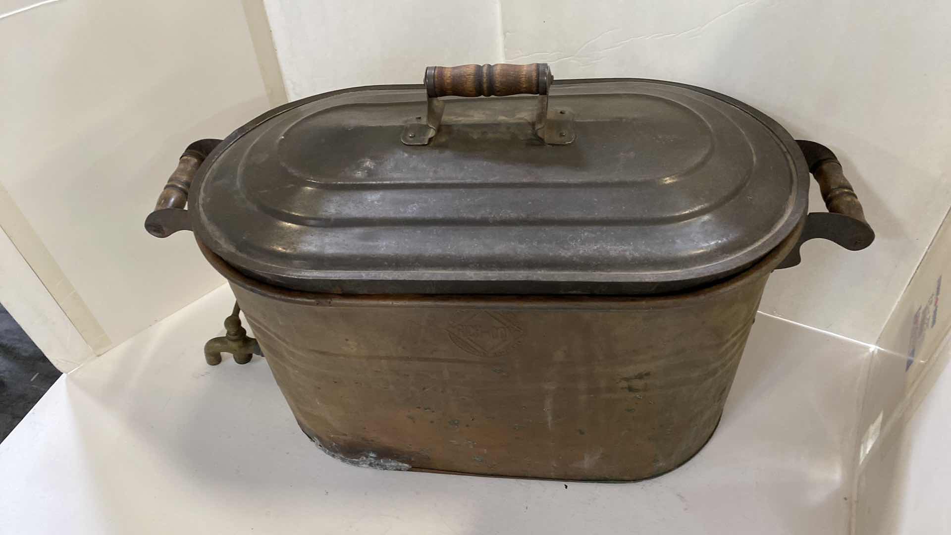 Photo 3 of ANTIQUE RICH-TON COPPER WATER TANK