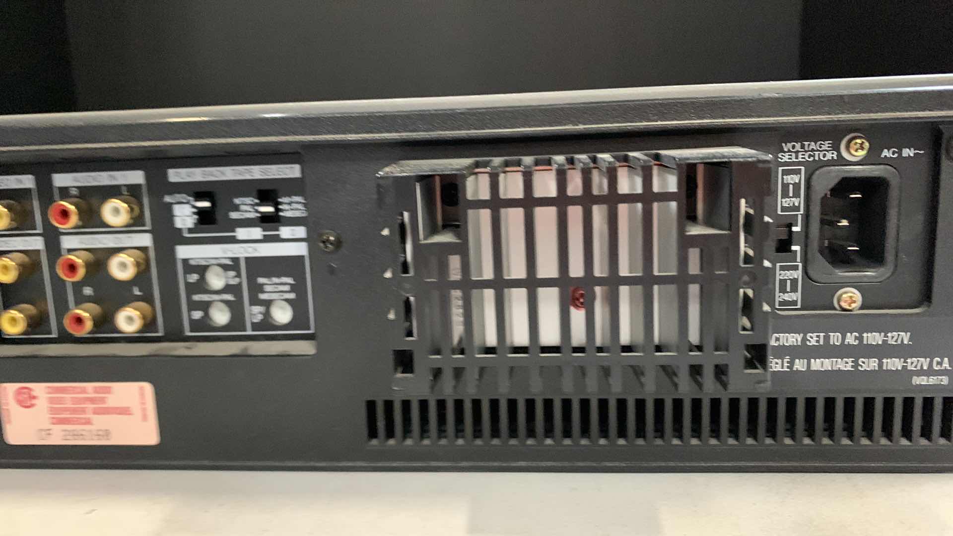 Photo 1 of PANASONIC HI FI STEREO VIDEO CASETTE RECORDER