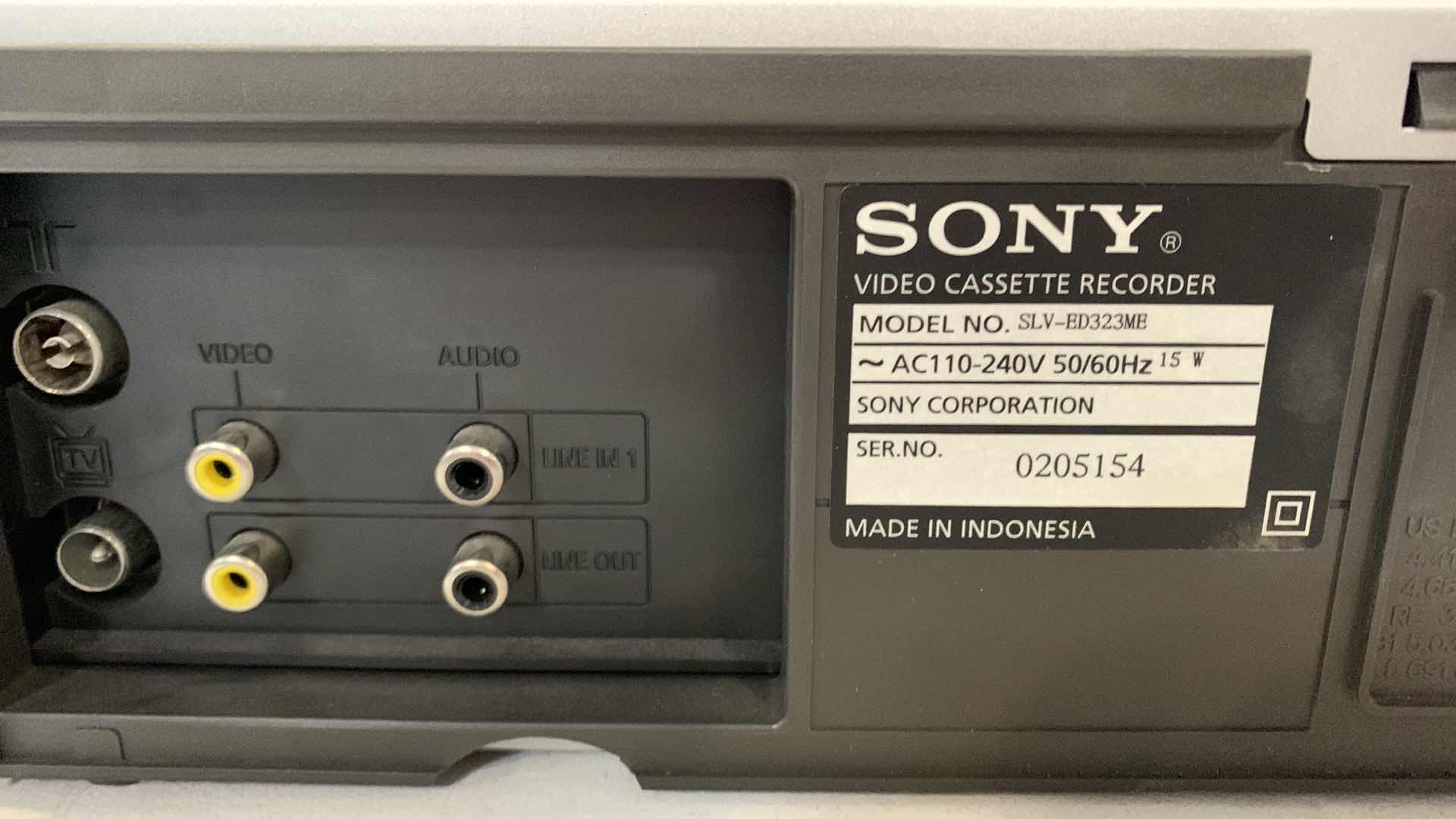 Photo 1 of SONY MULTI SYSTEM EASY TIMER RECORDING
