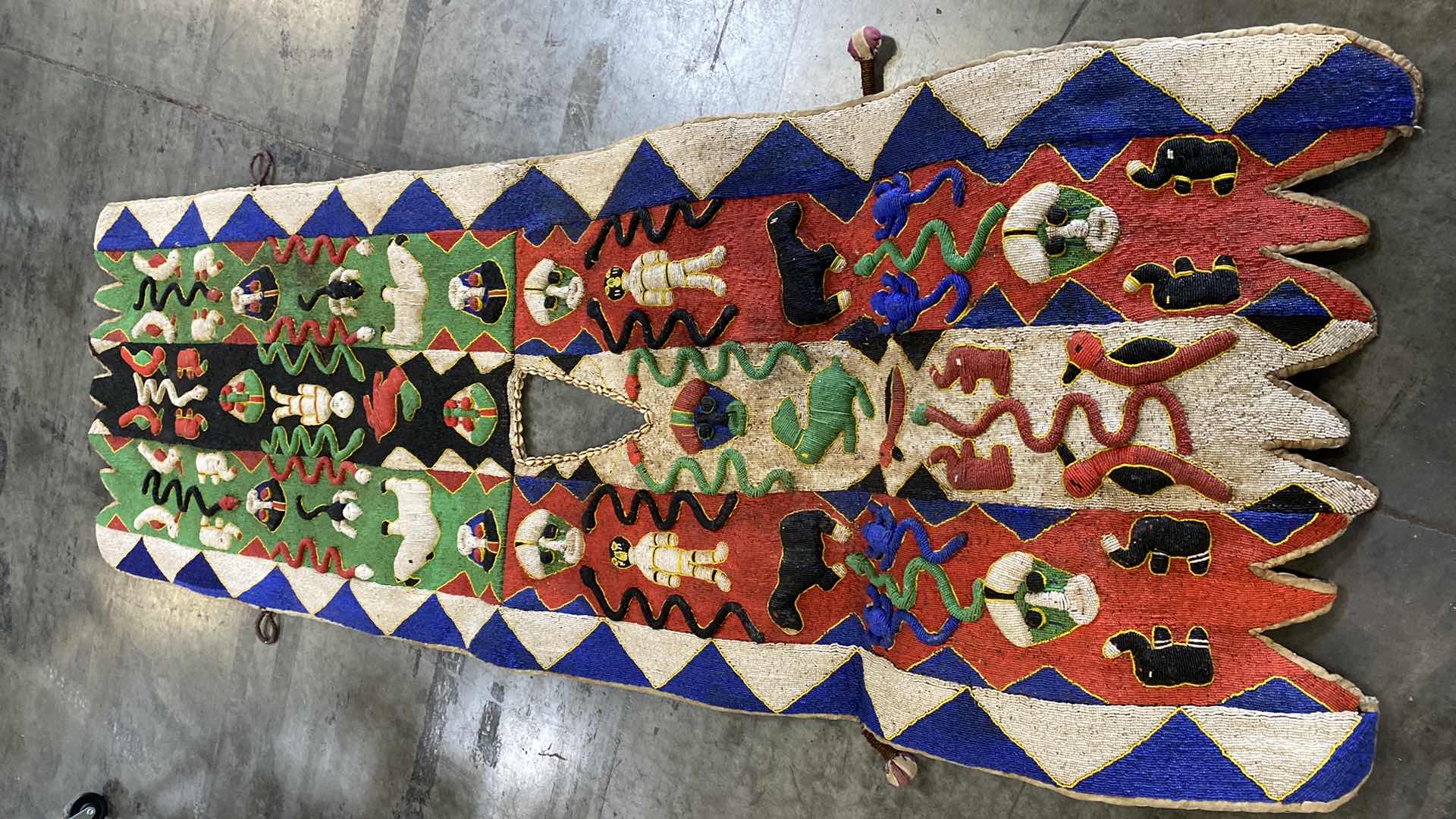 Photo 1 of VINTAGE BEADED WALL DECOR 28” X 7’