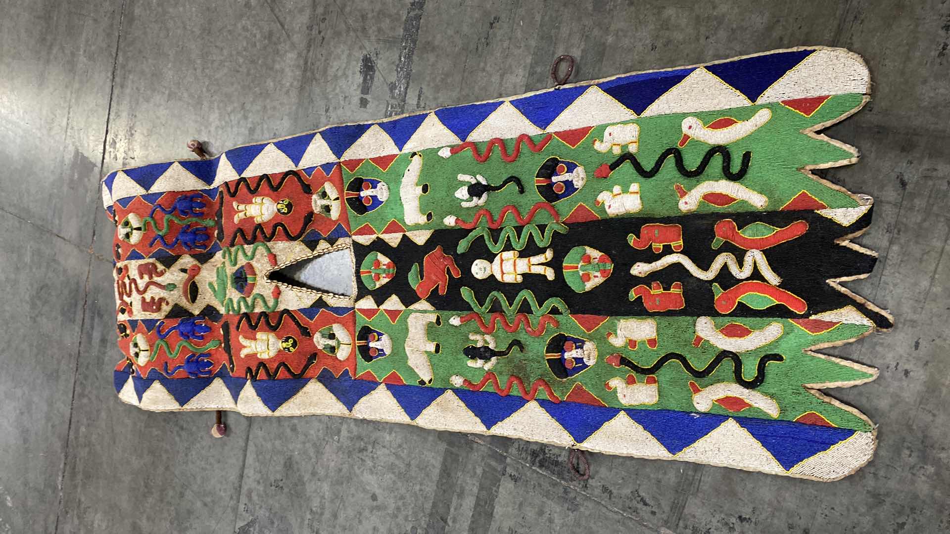 Photo 1 of VINTAGE BEADED WALL DECOR 28” X 7’