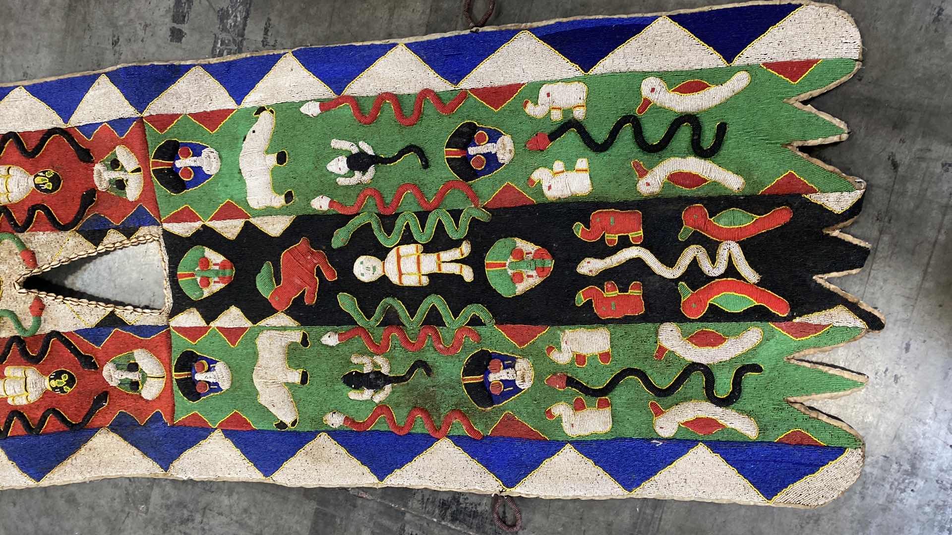 Photo 1 of VINTAGE BEADED WALL DECOR 28” X 7’