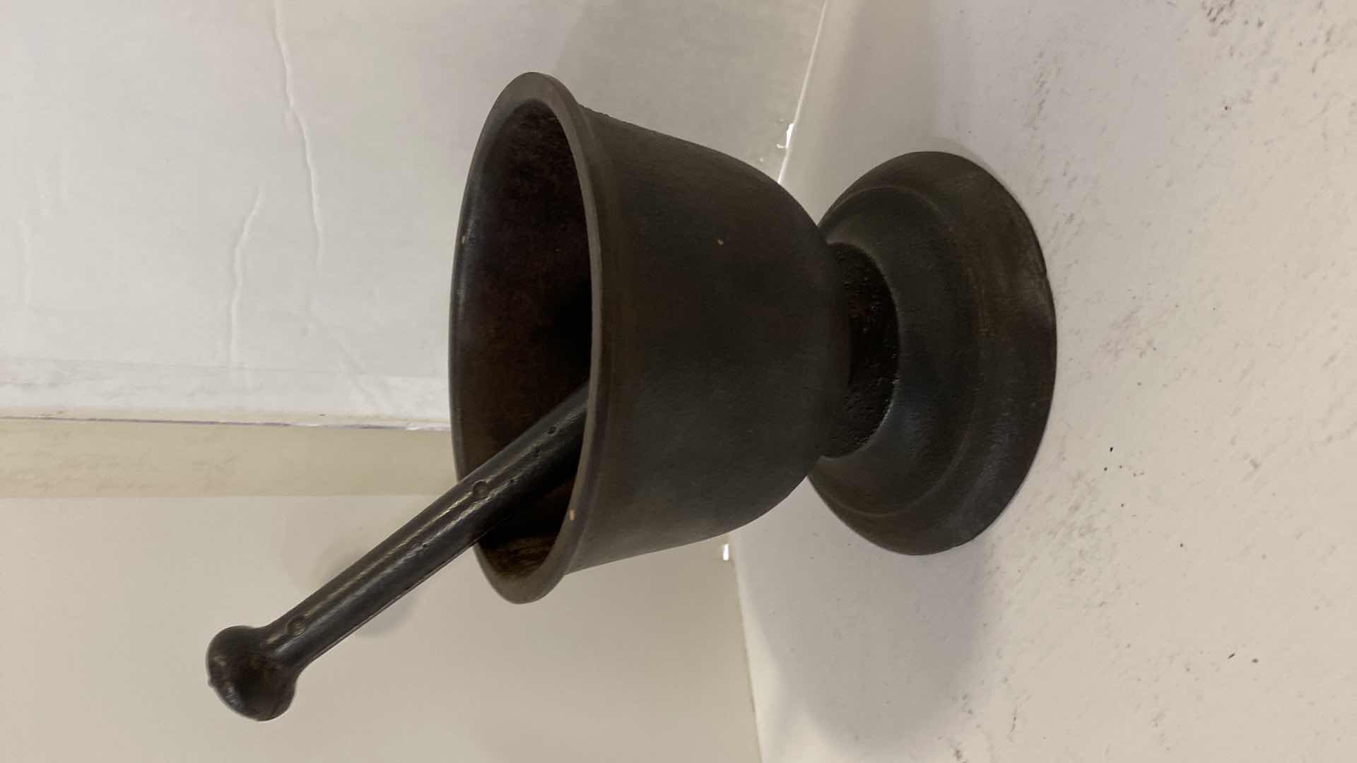 Photo 1 of ANTIQUE MORTAR WITH PESTLE AND MORE