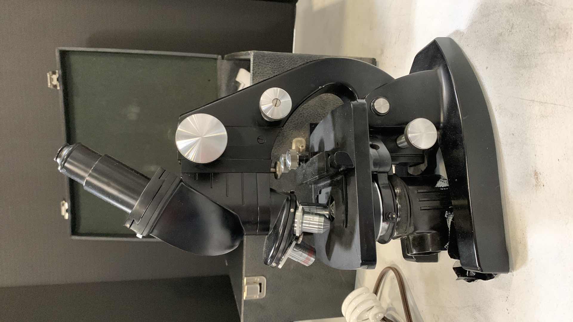 Photo 1 of SPENCER MICROSCOPE IN CASE