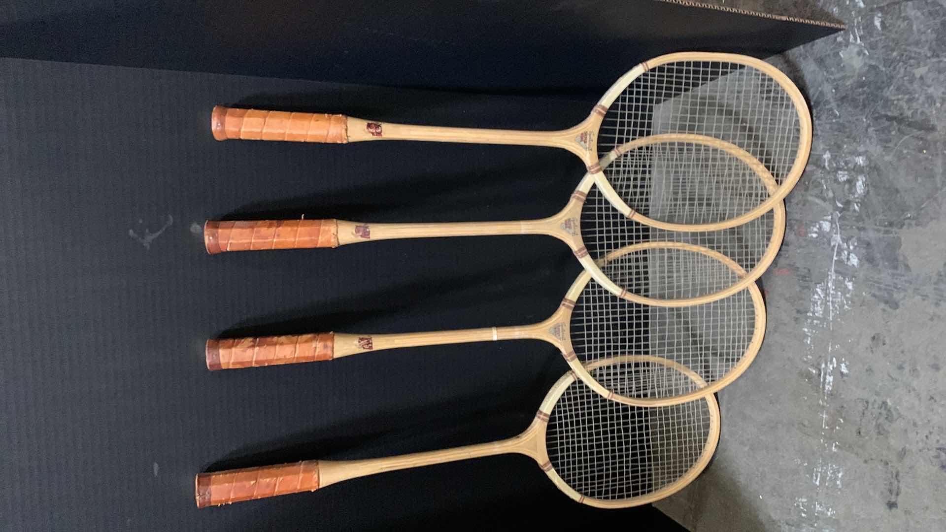 Photo 1 of 4 VINTAGE BADMINTON RACKETS