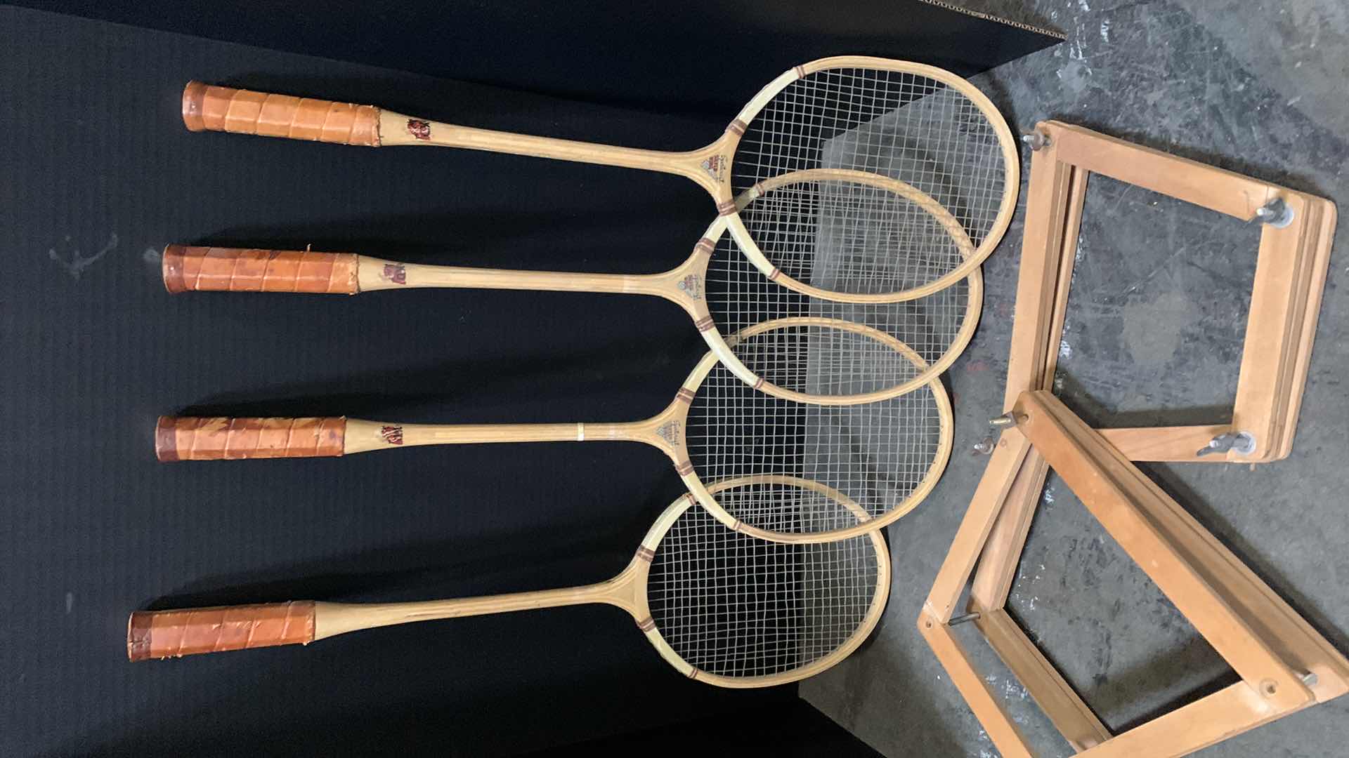 Photo 1 of 4 VINTAGE BADMINTON RACKETS