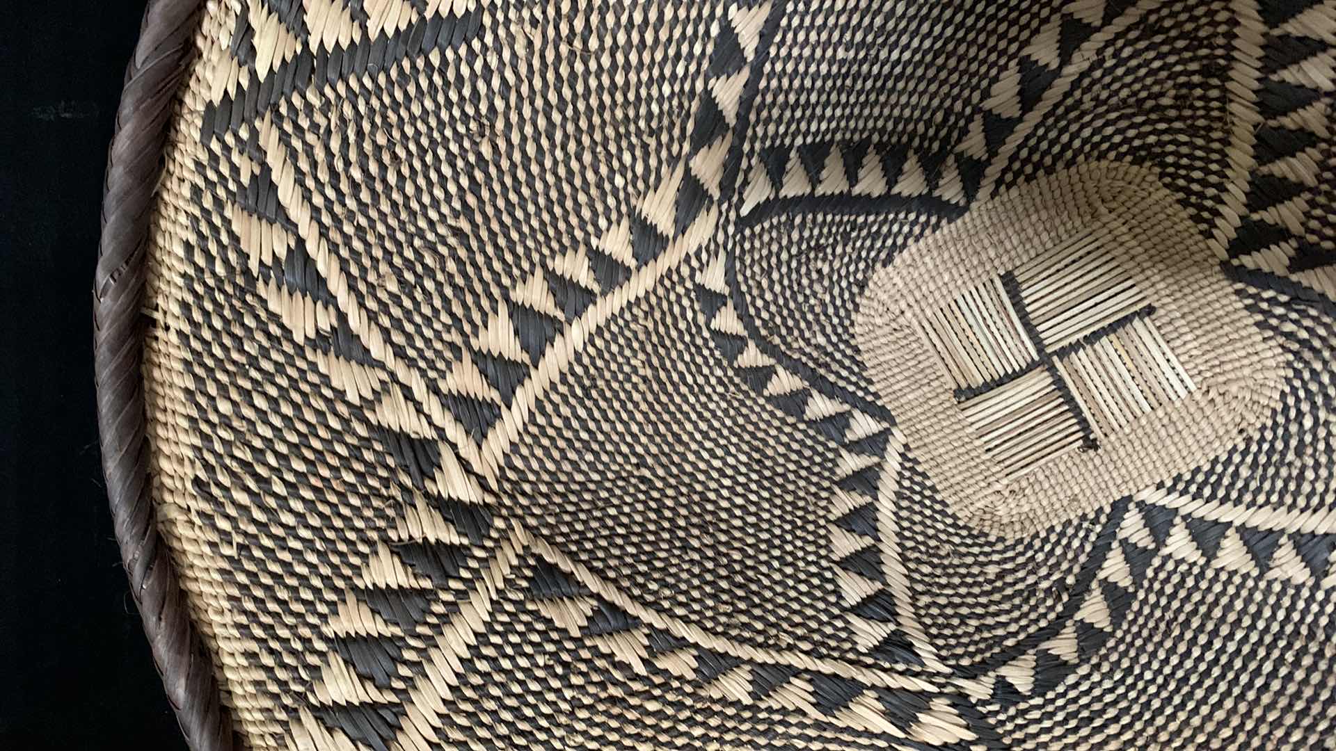 Photo 1 of PAPAGO NATIVE AMERICAN BASKET 1940