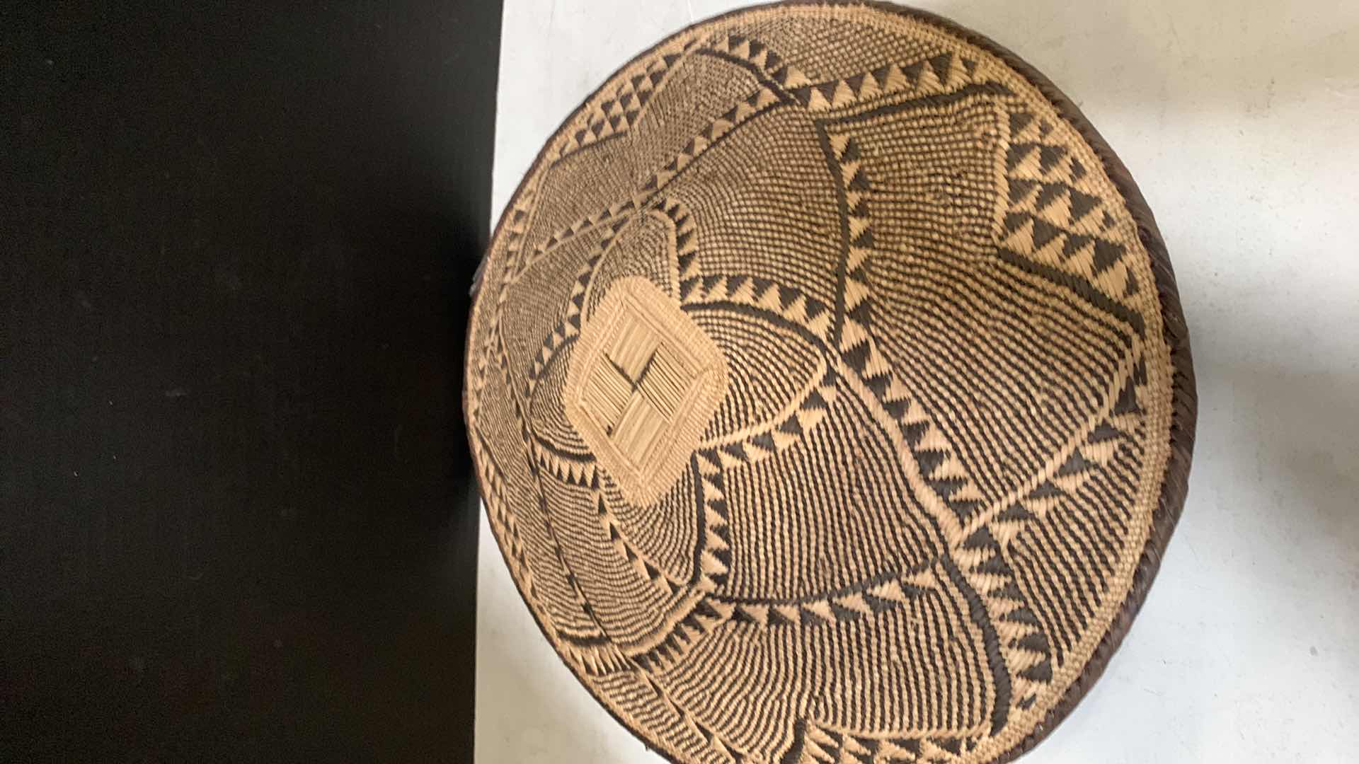 Photo 1 of PAPAGO NATIVE AMERICAN BASKET 1940