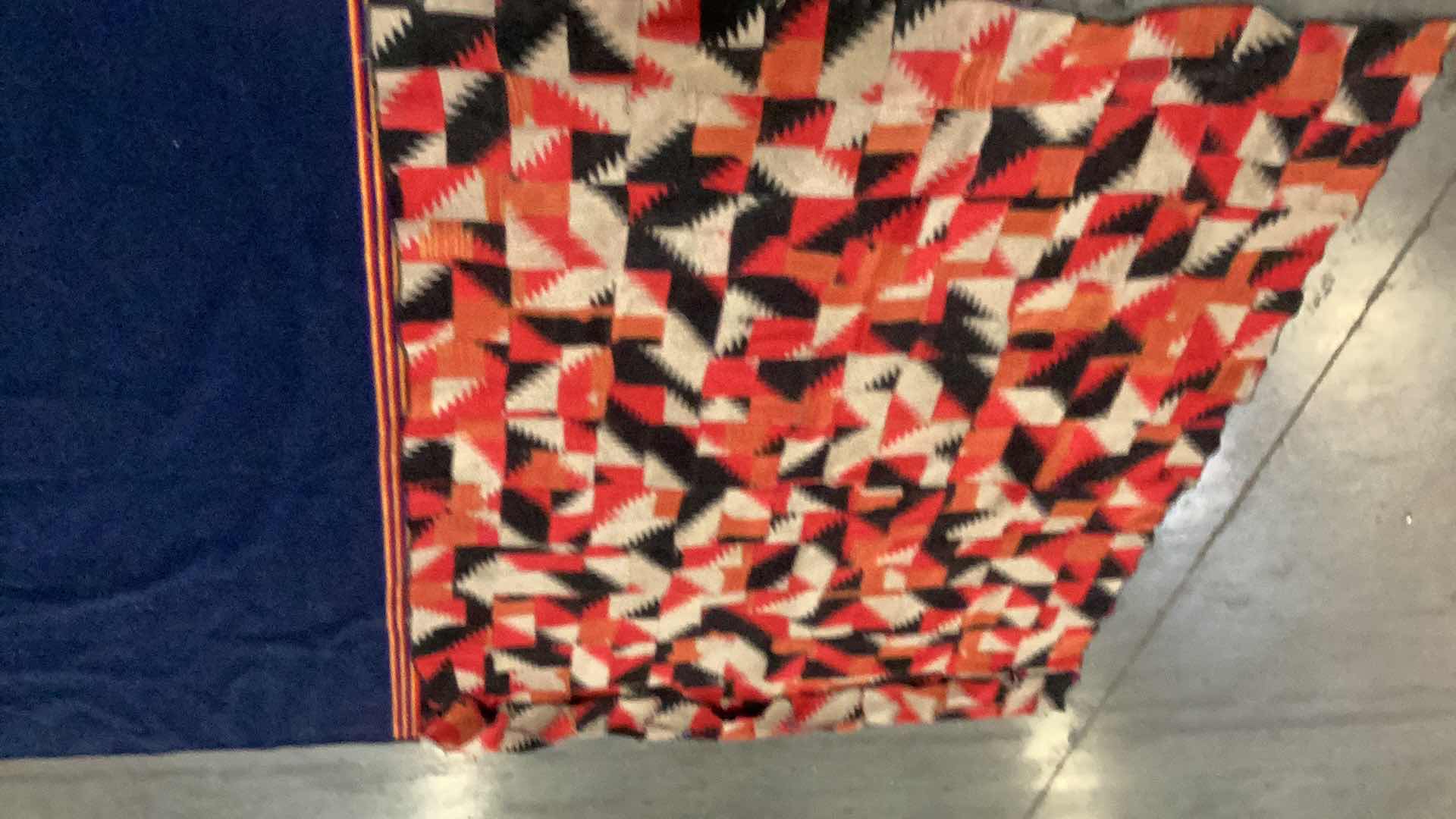 Photo 1 of TWO VINTAGE RUGS  72” X 65”