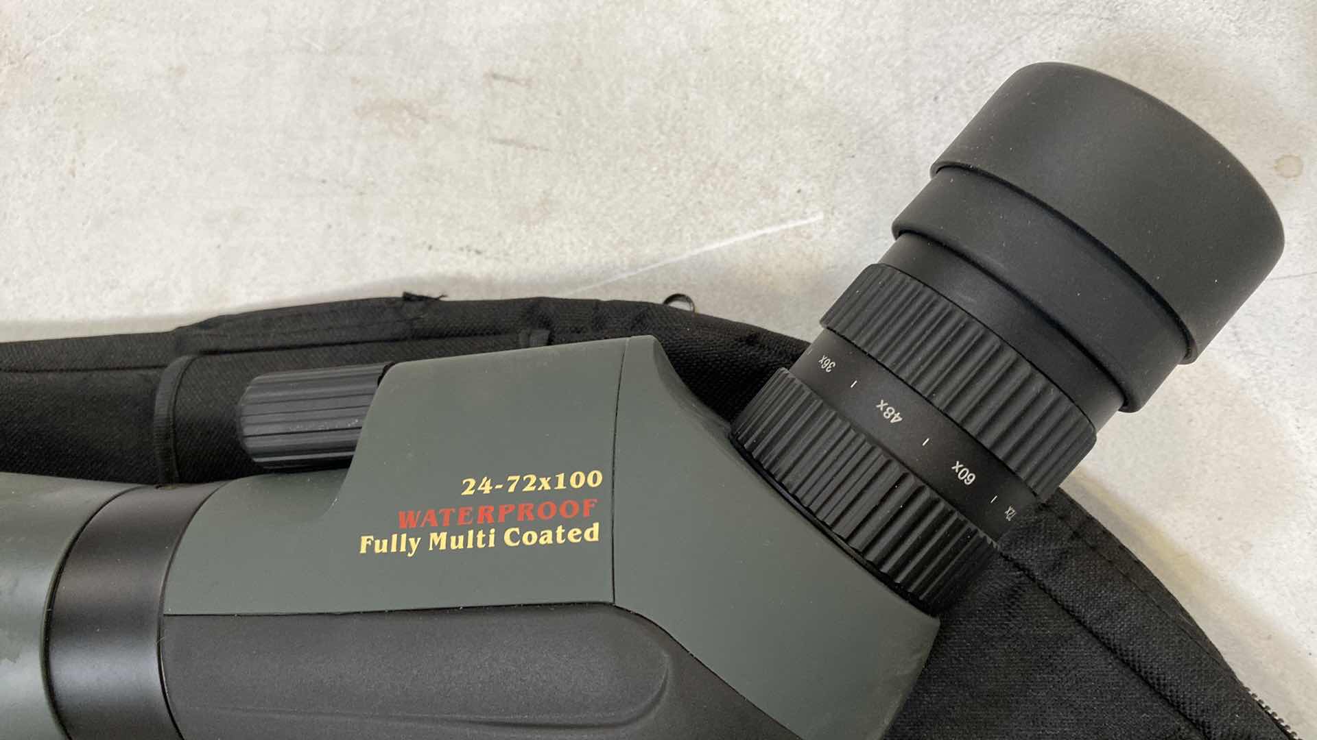 Photo 1 of IJK OPTICS CO. SPOTTING SCOPE 24-72 X 100 WATERPROOF FULLY MULTI COATED