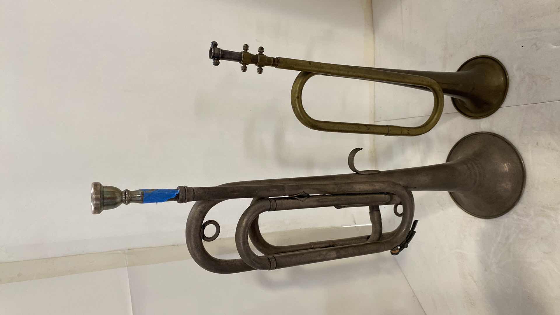 Photo 1 of PAIR OF BUGLES