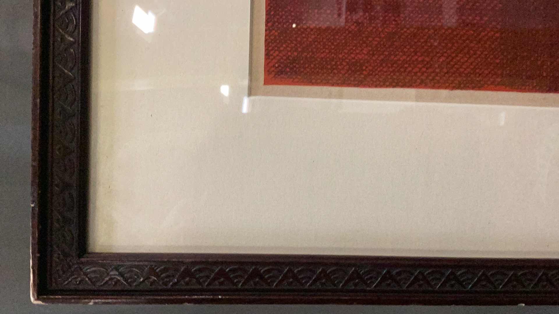 Photo 1 of FRAMED SIGNED NUMBERED ART JACQUES VILLON “THE FIGHT” 25” X 28”