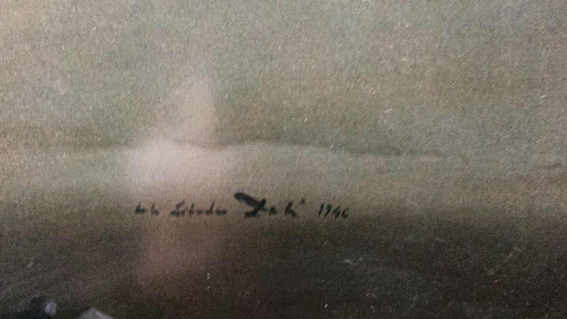 Photo 1 of FRAMED ART SALVADOR DALI “THE TEMPTATION OF SAINT ANTHONY”38” X 26”