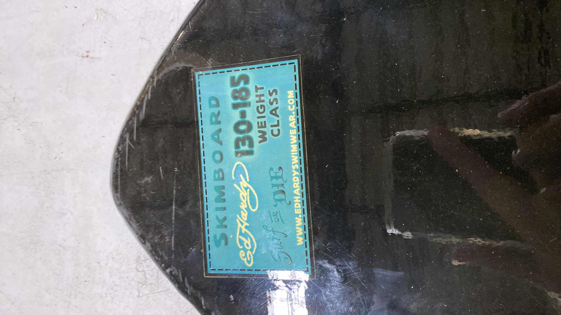 Photo 1 of ED HARDY SKIMBOARD