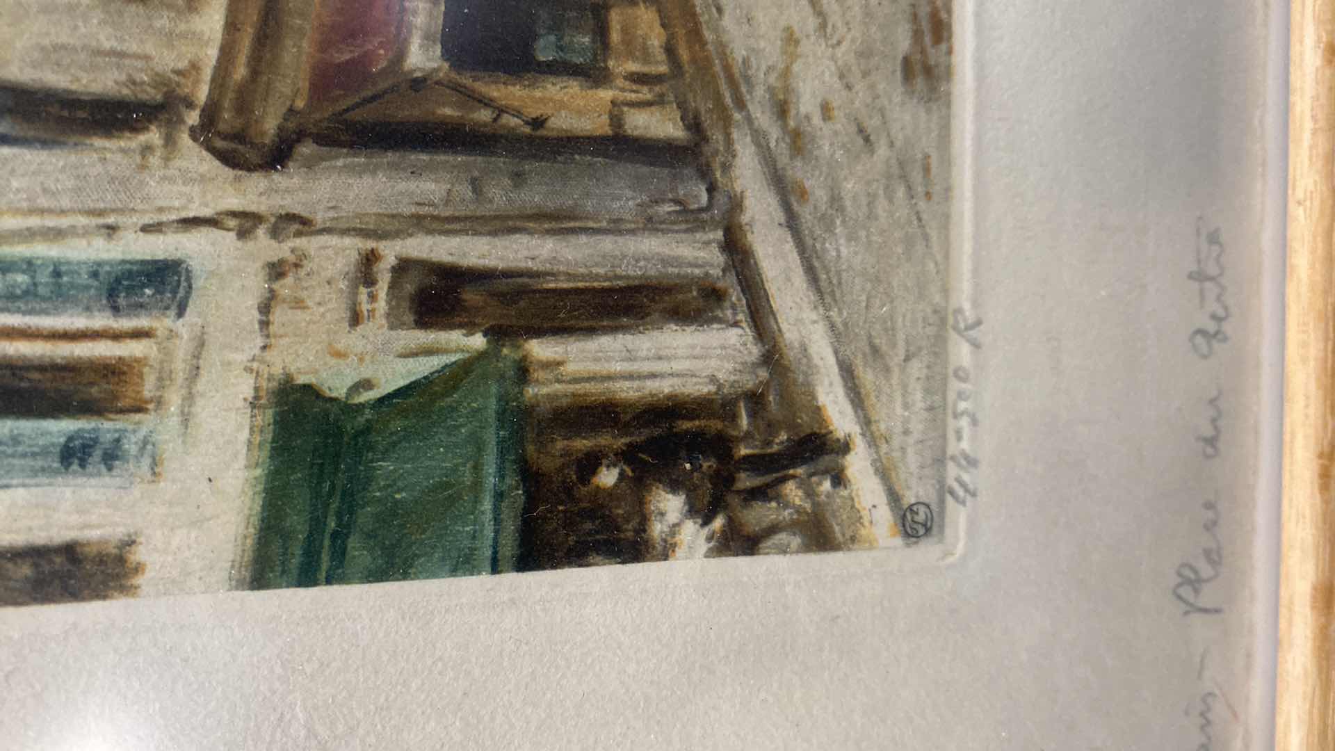 Photo 1 of FRAMED ART PARIS SIGNED AND NUMBERED (STAND NOT INCLUDED)