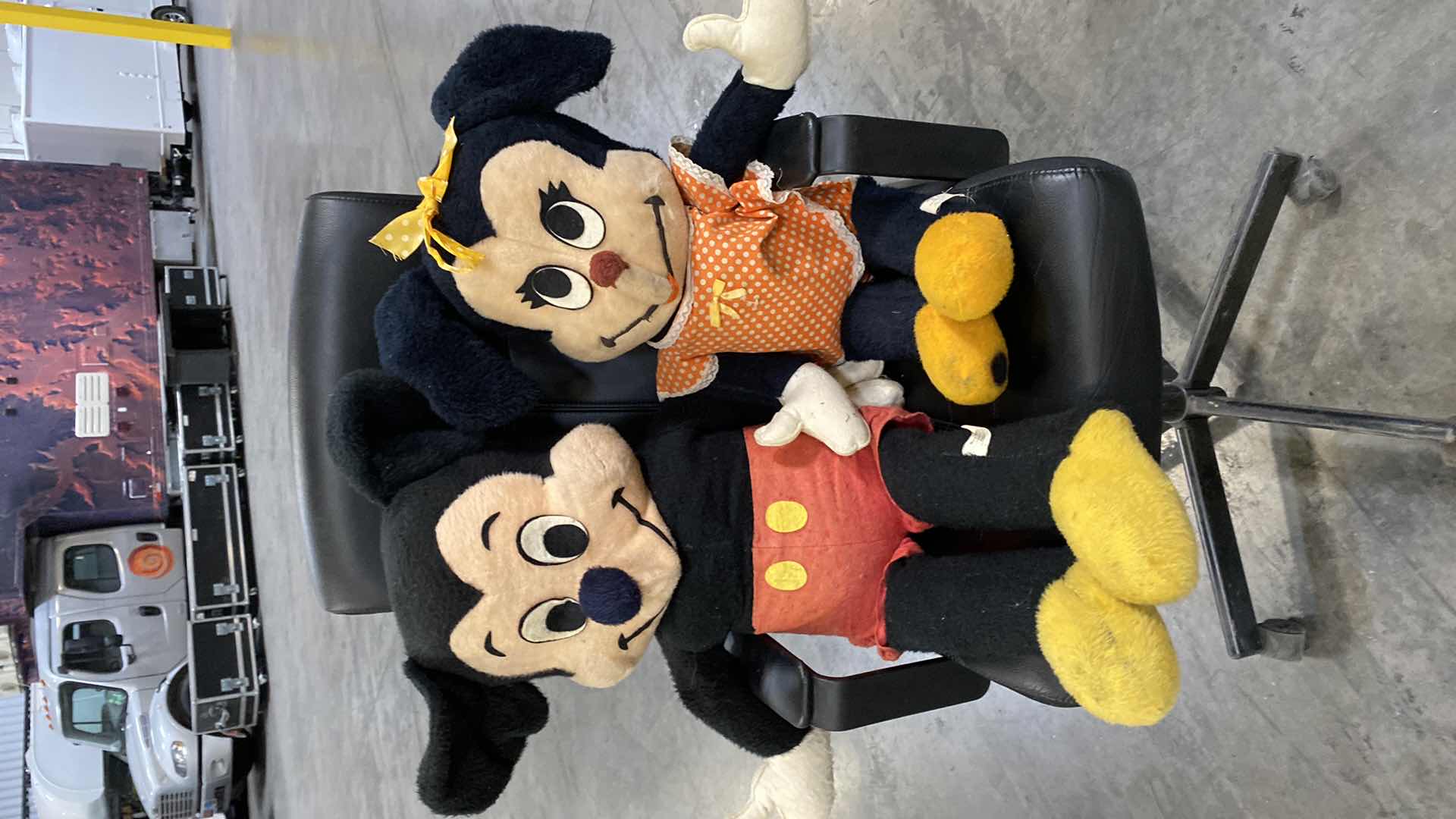 Photo 1 of VINTAGE DISNEY MICKEY AND MINNIE  37”