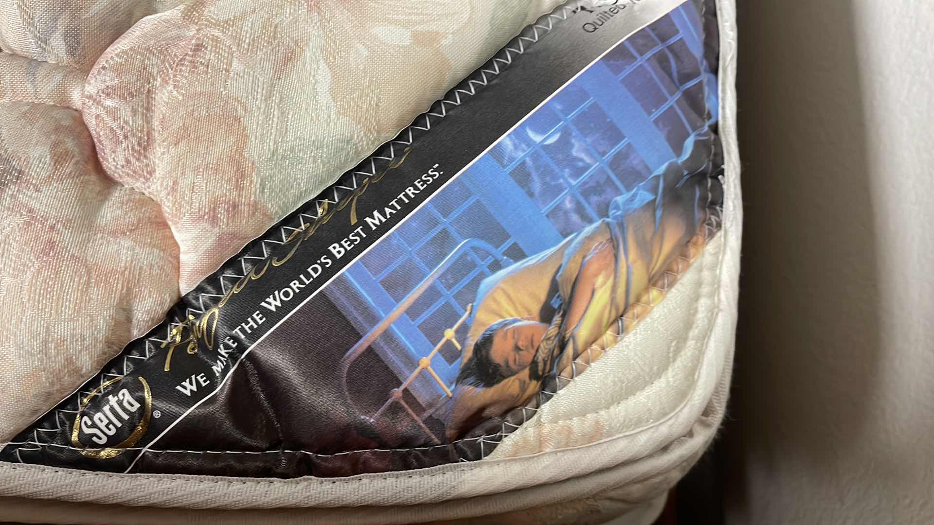 Photo 2 of SERTA PERFECT SLEEPER FULL SIZE MATTRESS W BOX SPRING(BED SOLD SEPARATELY)