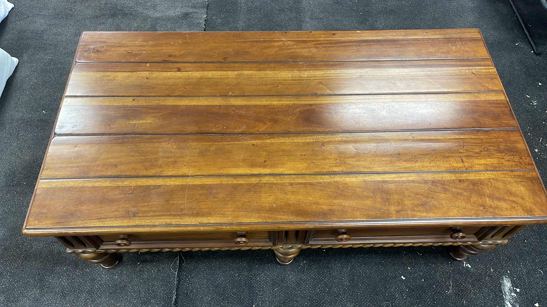 Photo 1 of ERNEST HEMINGWAY COLLECTION WOOD BASE 4 DRAWER COFFEE TABLE 51” X 31” H19”